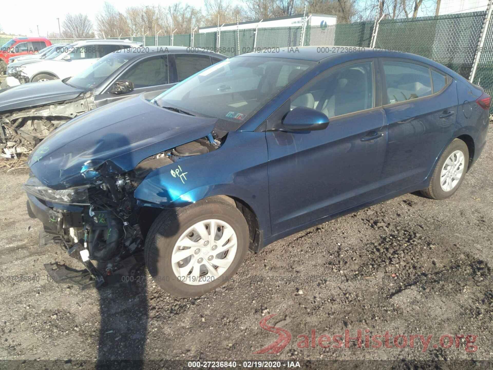 5NPD74LF1KH497604 2019 HYUNDAI ELANTRA