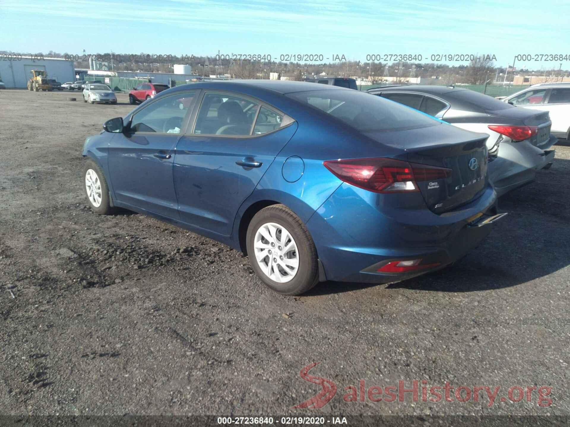 5NPD74LF1KH497604 2019 HYUNDAI ELANTRA