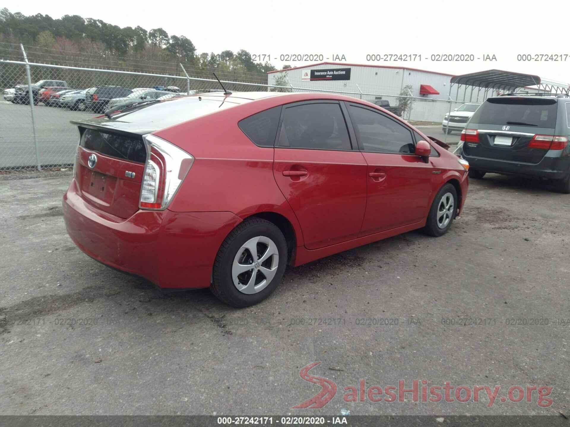 JTDKN3DU1F0473584 2015 TOYOTA PRIUS