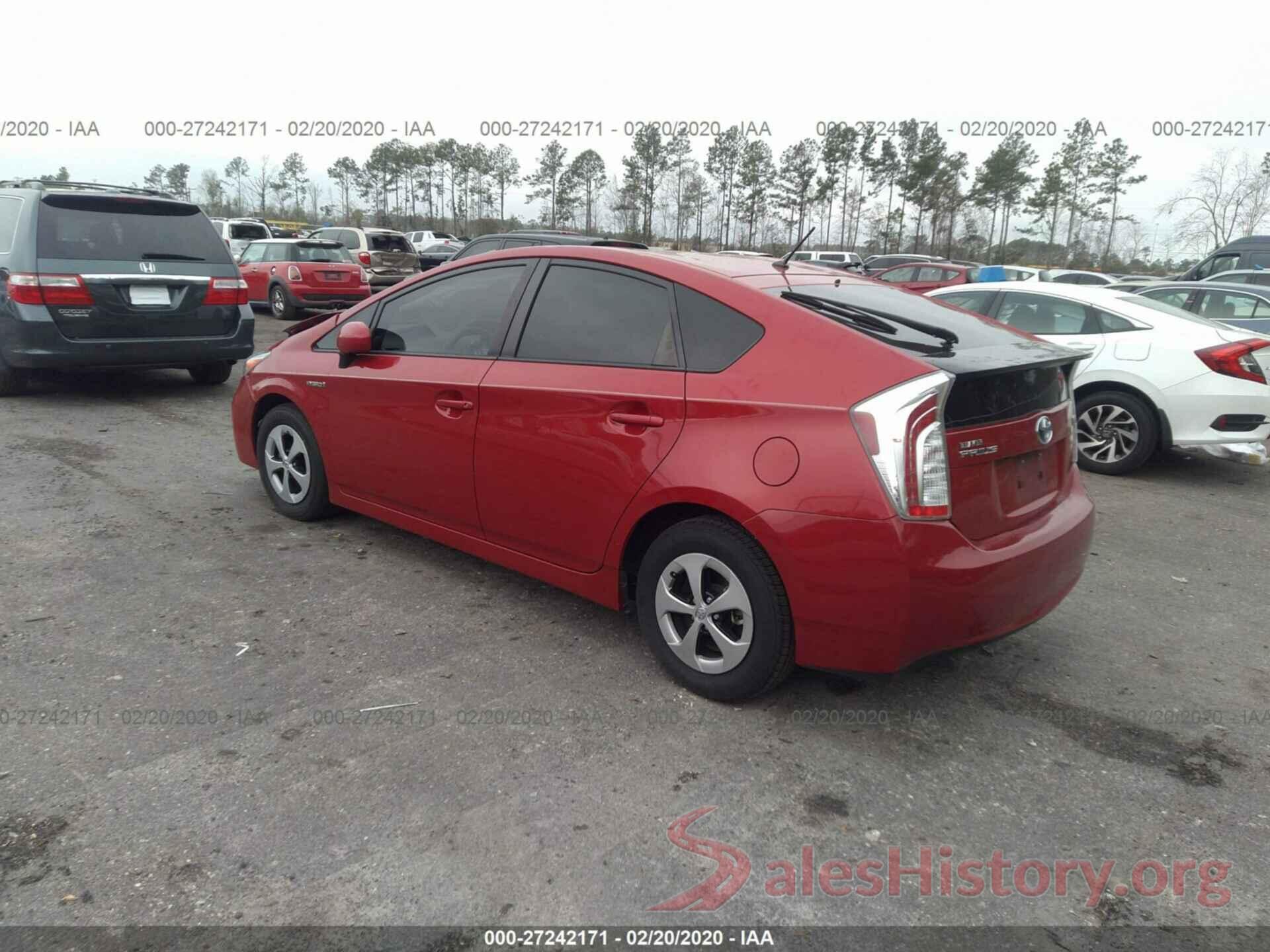 JTDKN3DU1F0473584 2015 TOYOTA PRIUS