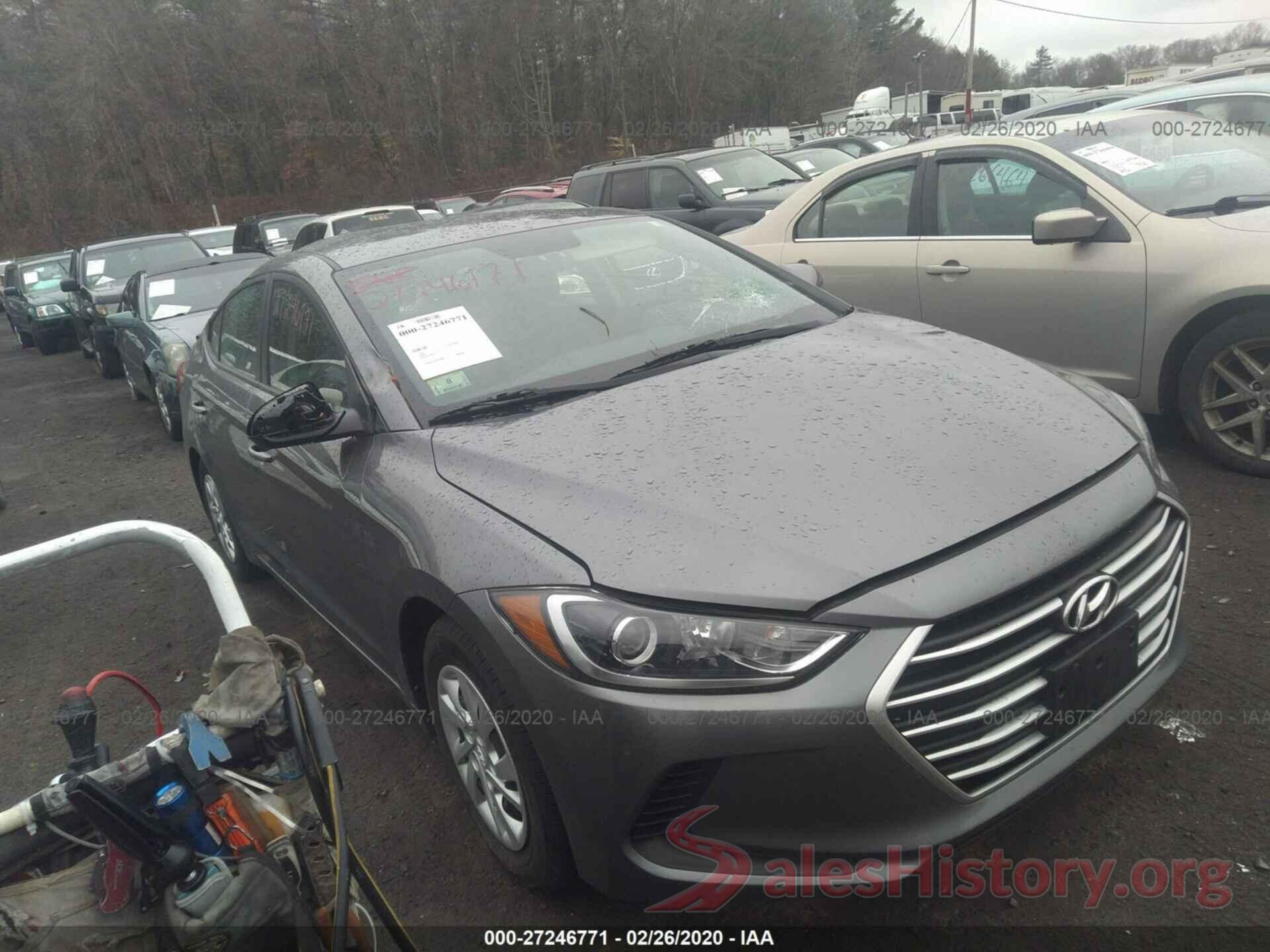 5NPD74LF7JH350251 2018 HYUNDAI ELANTRA