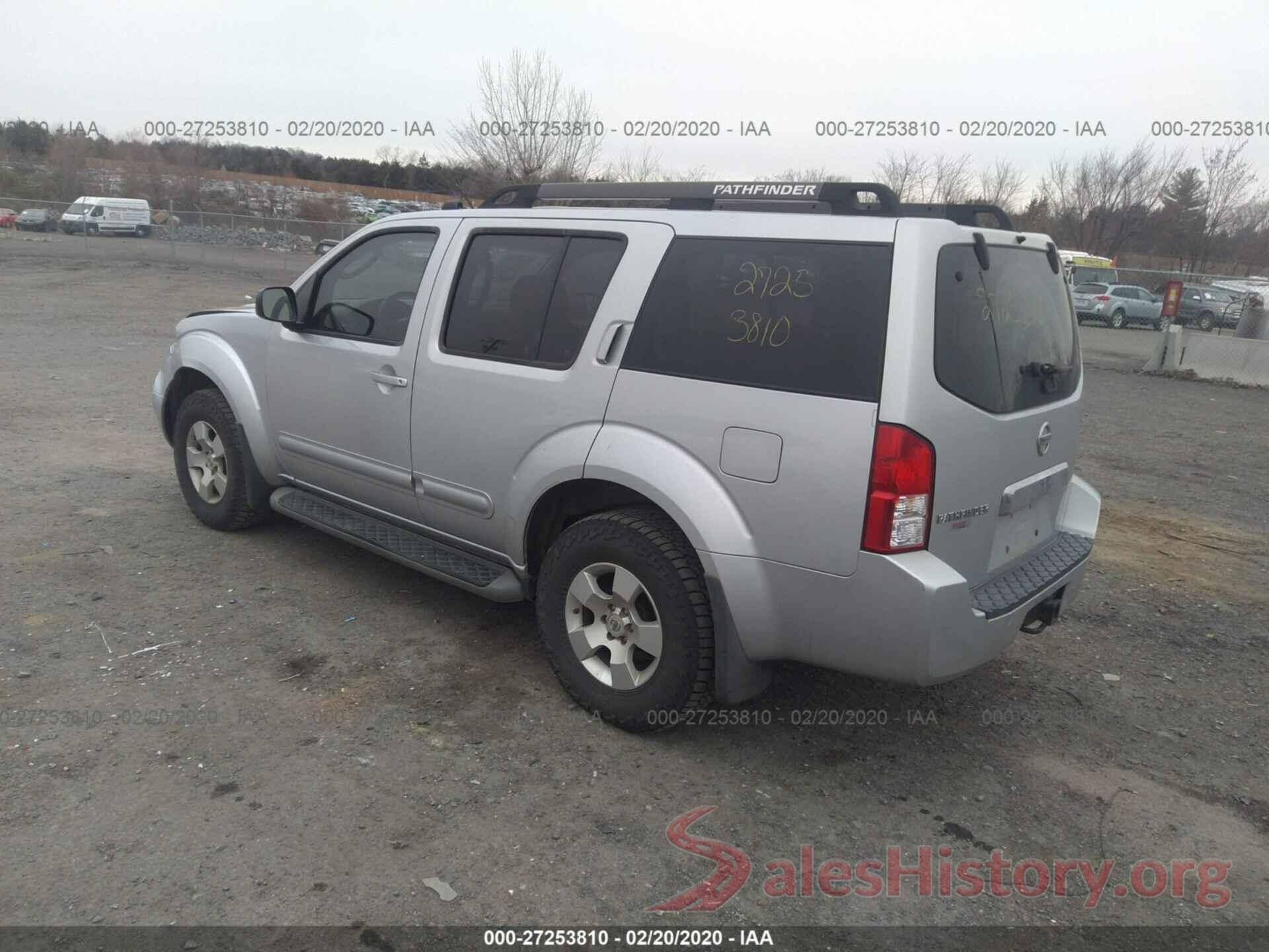 JF2GTAEC2KH316746 2007 NISSAN PATHFINDER