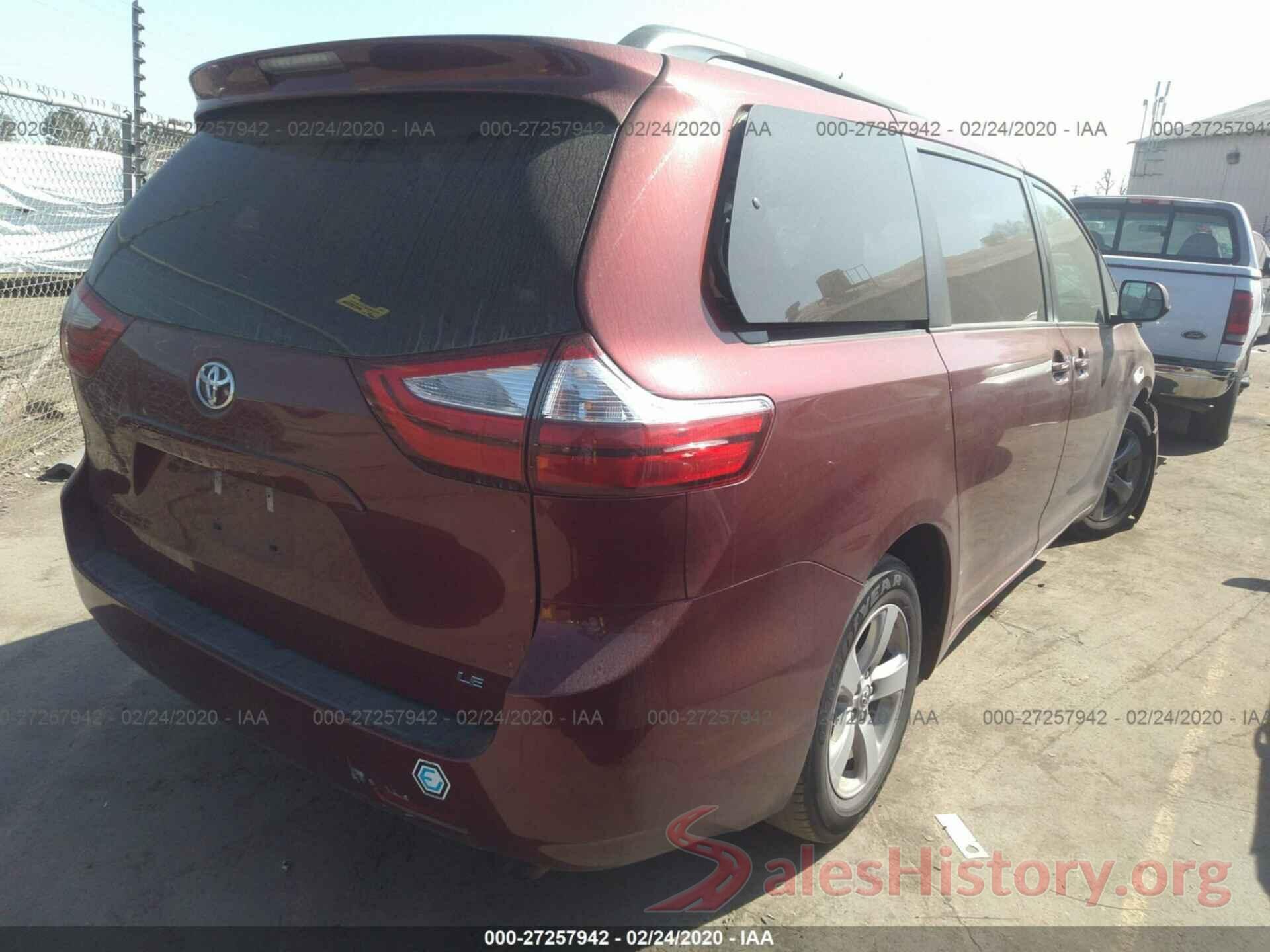 5TDKK3DC0GS703002 2016 TOYOTA SIENNA