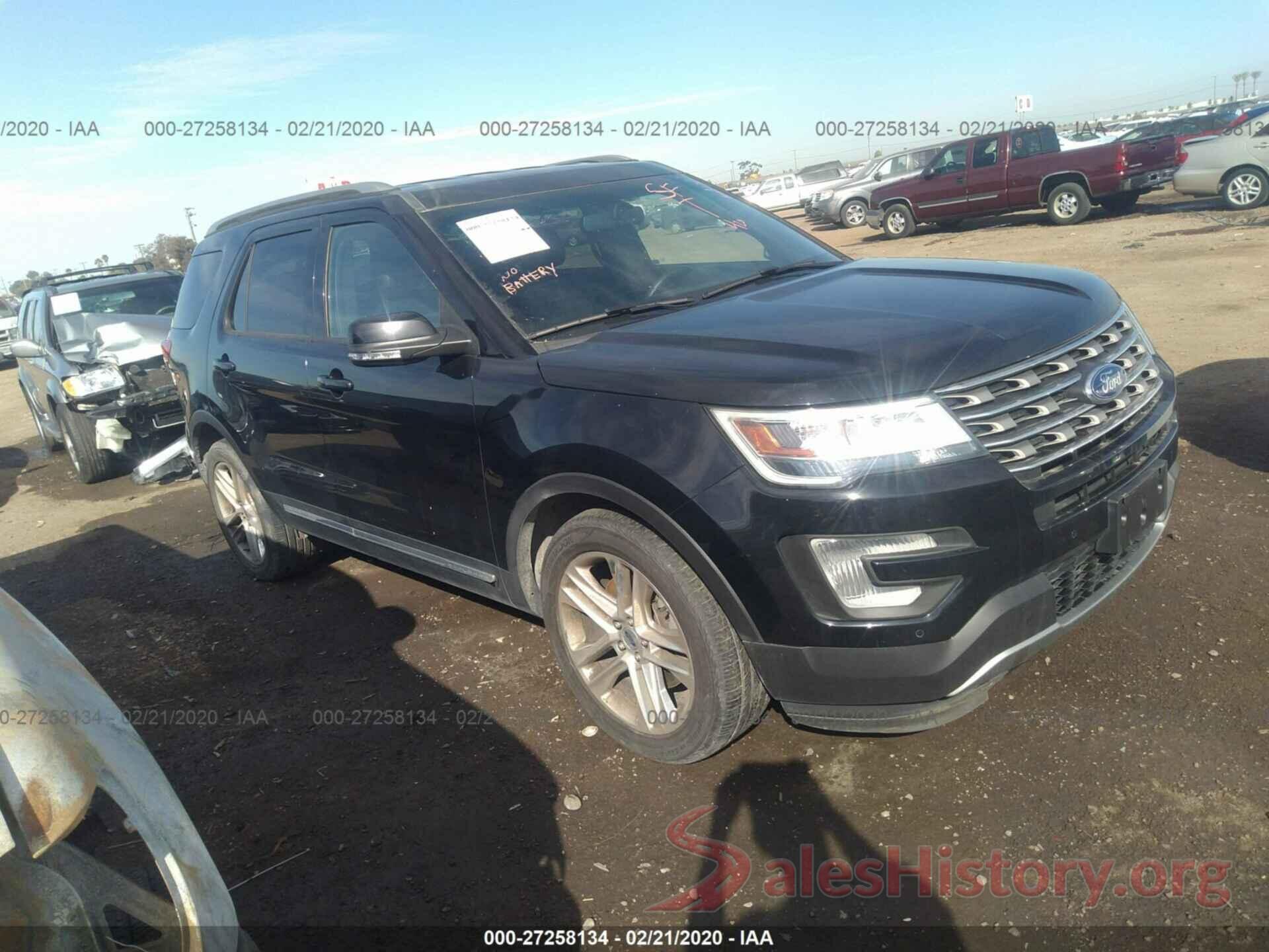 1FM5K7D82HGA60840 2017 FORD EXPLORER