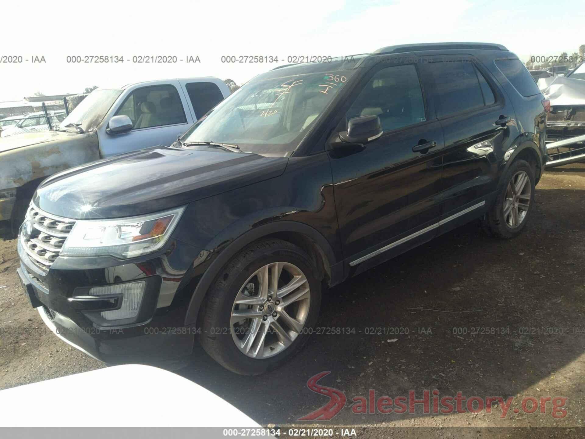 1FM5K7D82HGA60840 2017 FORD EXPLORER