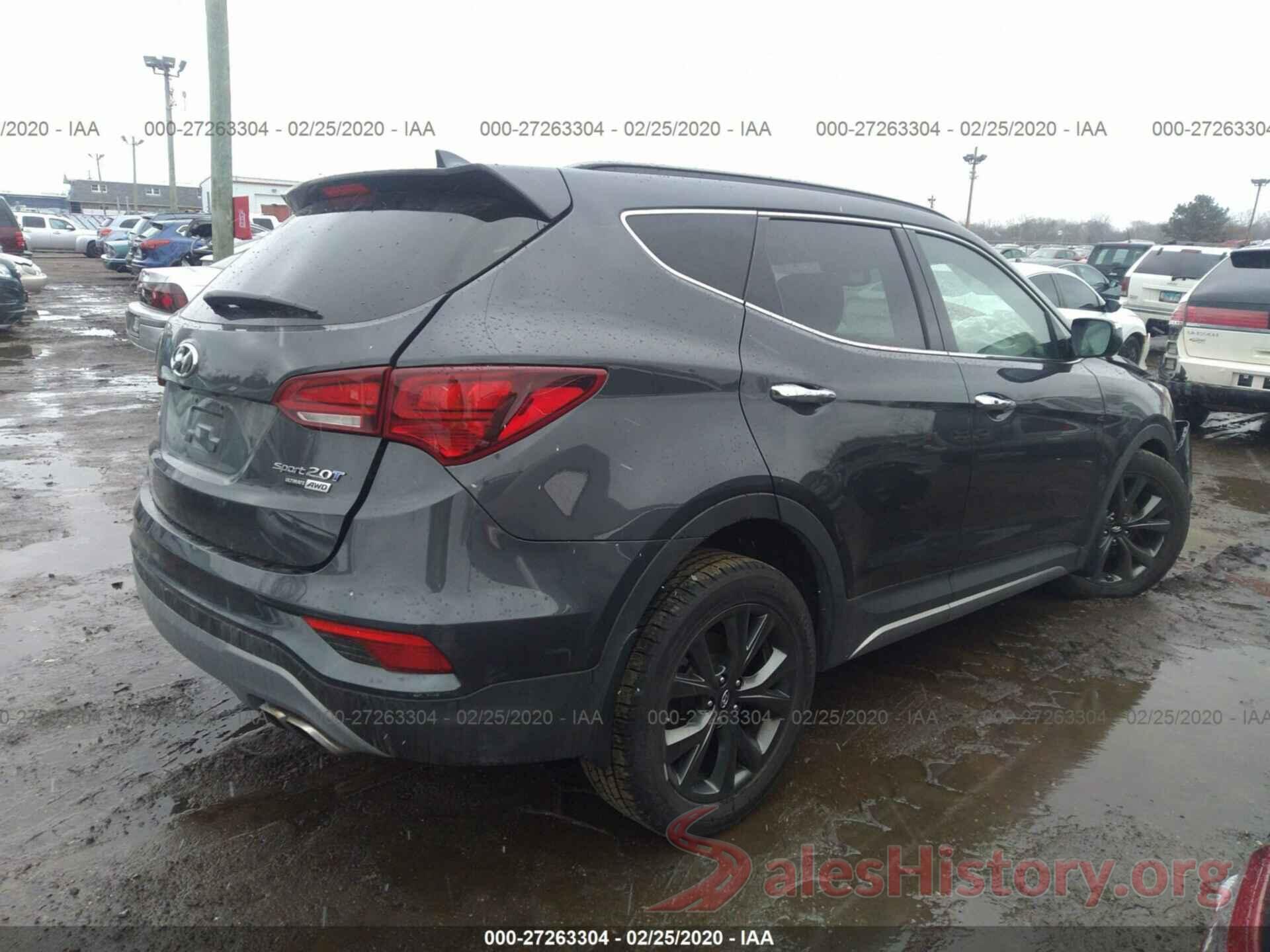 5XYZWDLAXJG555261 2018 HYUNDAI SANTA FE SPORT