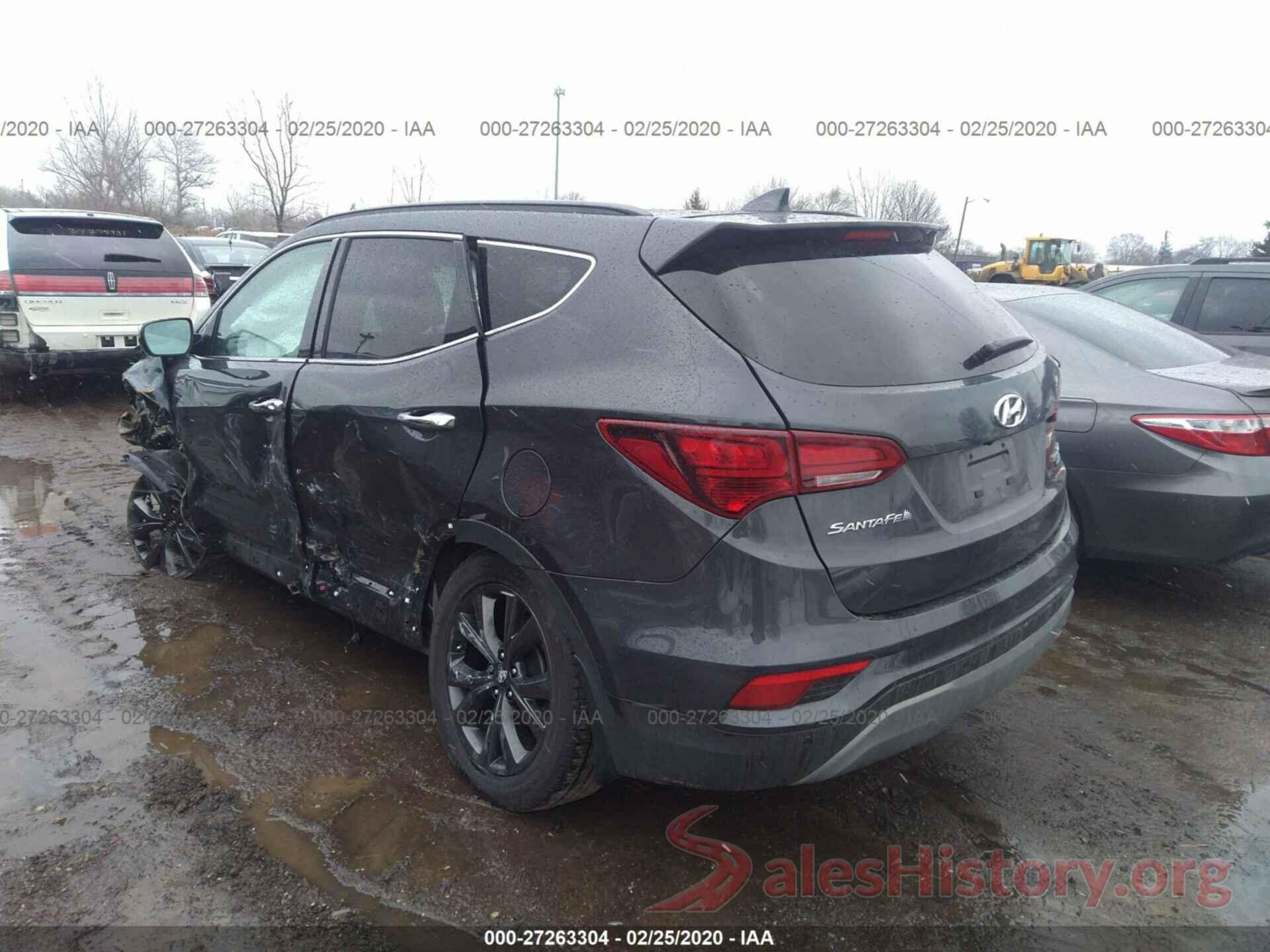 5XYZWDLAXJG555261 2018 HYUNDAI SANTA FE SPORT