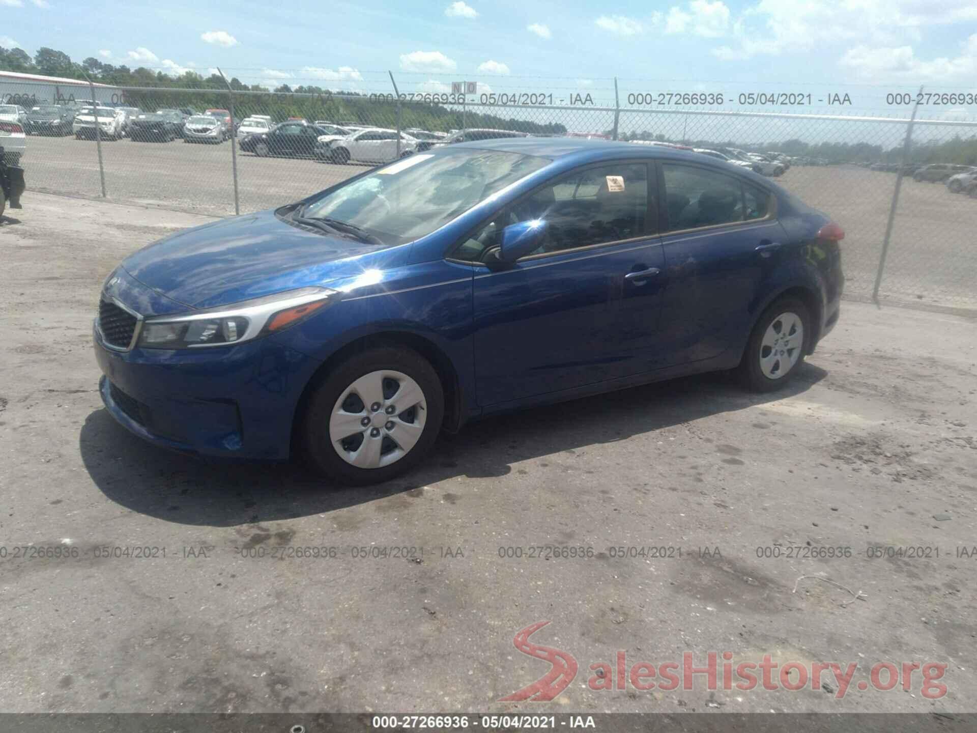 3KPFK4A76HE135834 2017 KIA FORTE