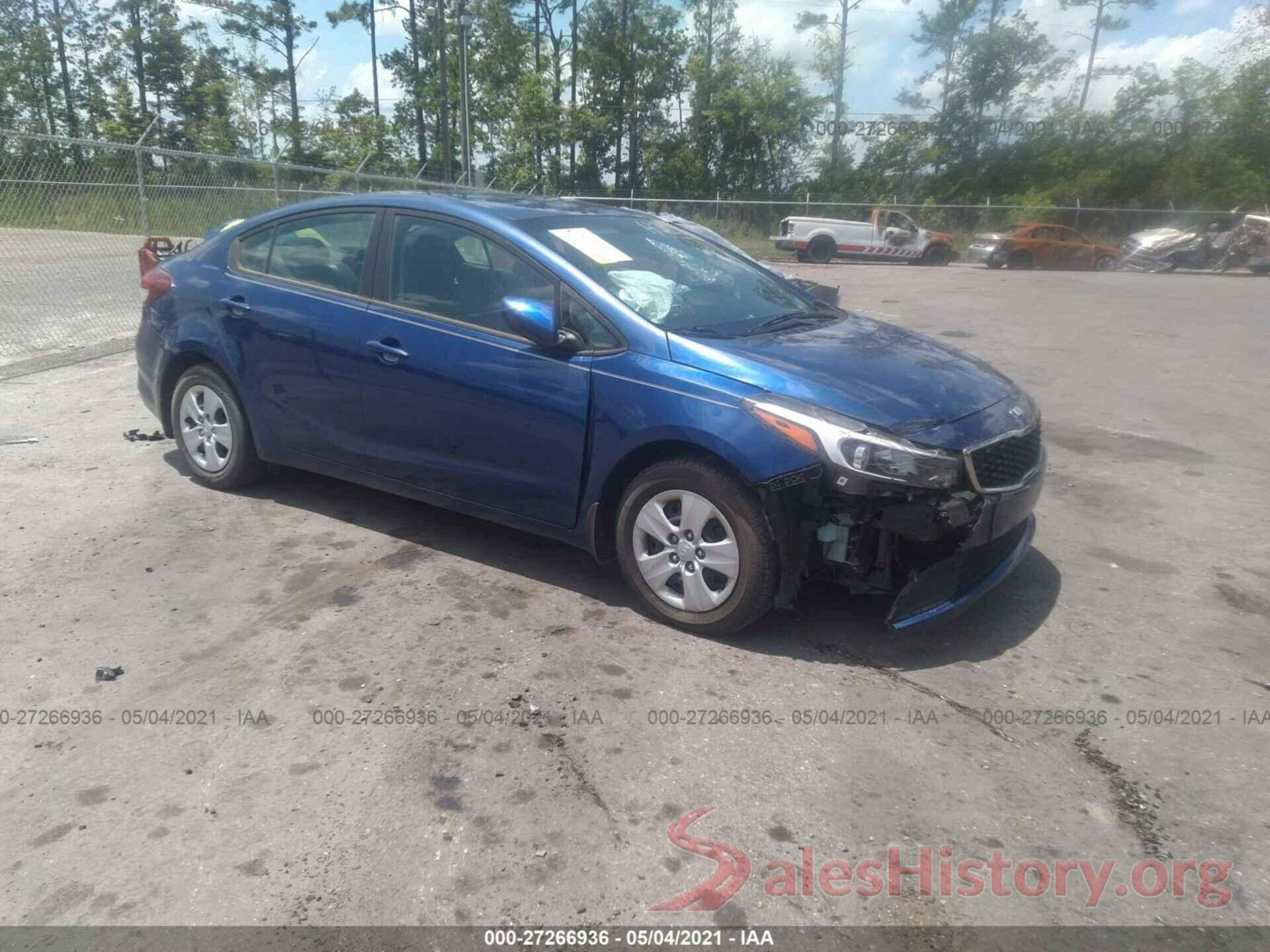 3KPFK4A76HE135834 2017 KIA FORTE