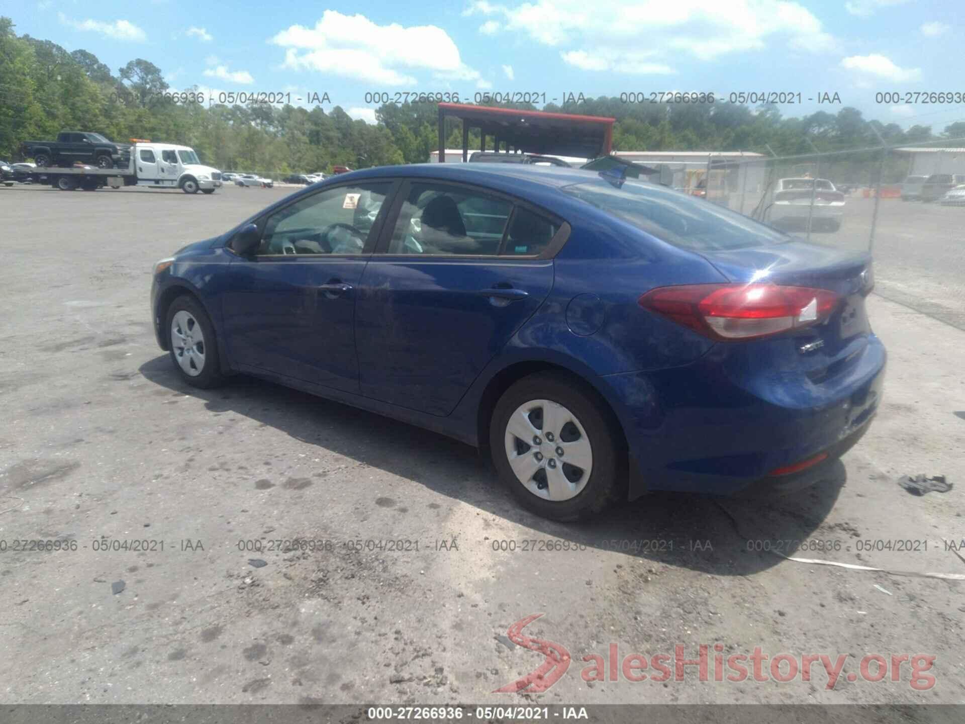 3KPFK4A76HE135834 2017 KIA FORTE