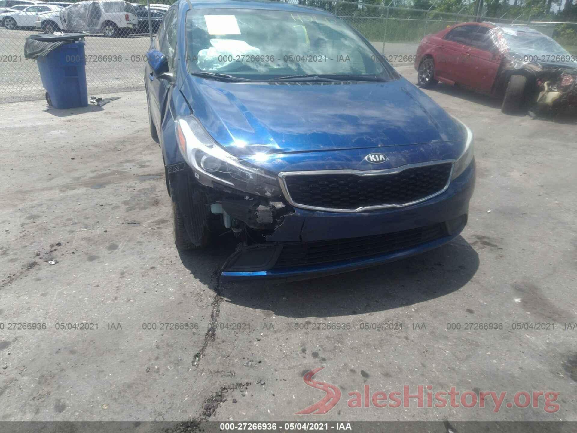 3KPFK4A76HE135834 2017 KIA FORTE