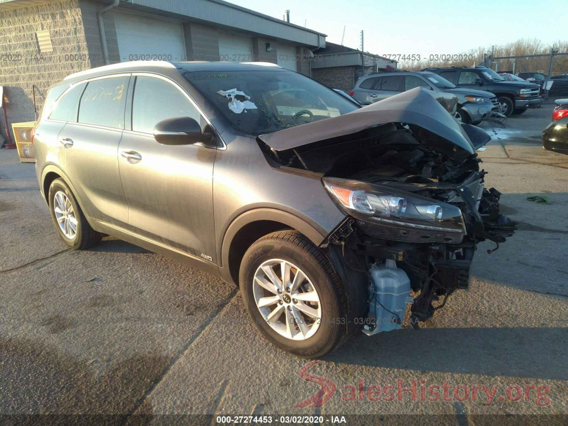 5XYPGDA34KG602522 2019 KIA SORENTO