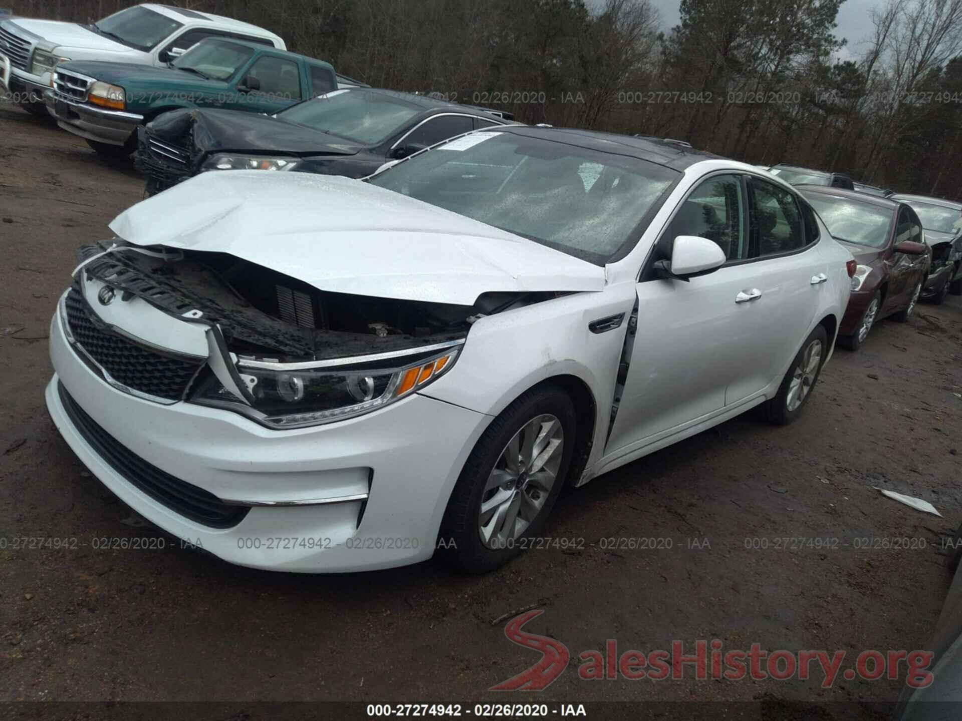 5XXGU4L32GG054666 2016 KIA OPTIMA