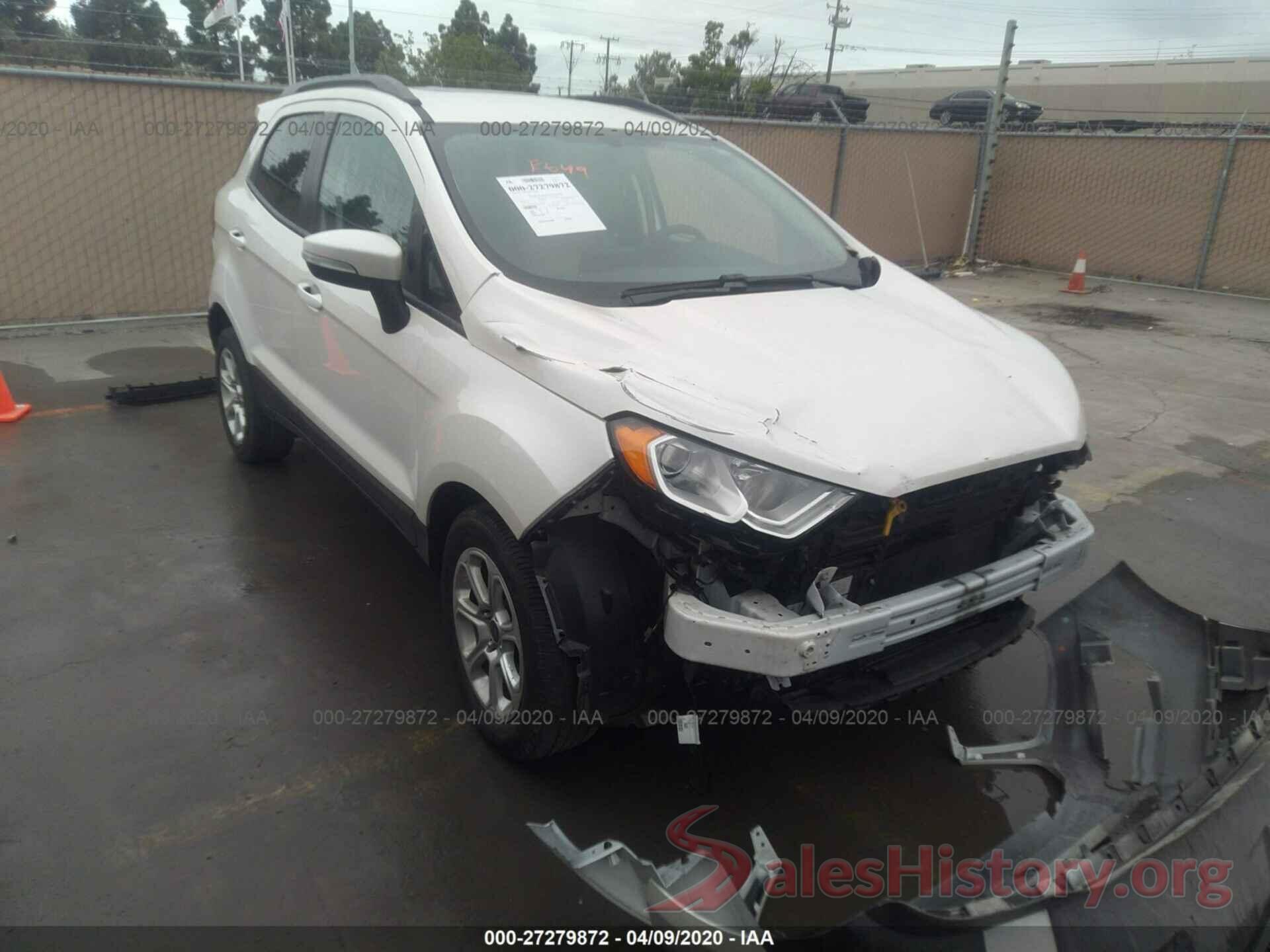 MAJ3P1TE3JC164838 2018 FORD ECOSPORT