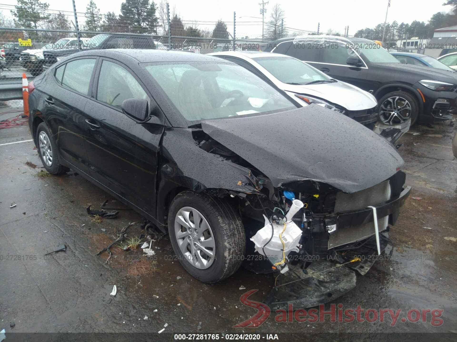 5NPD74LF1JH337110 2018 HYUNDAI ELANTRA