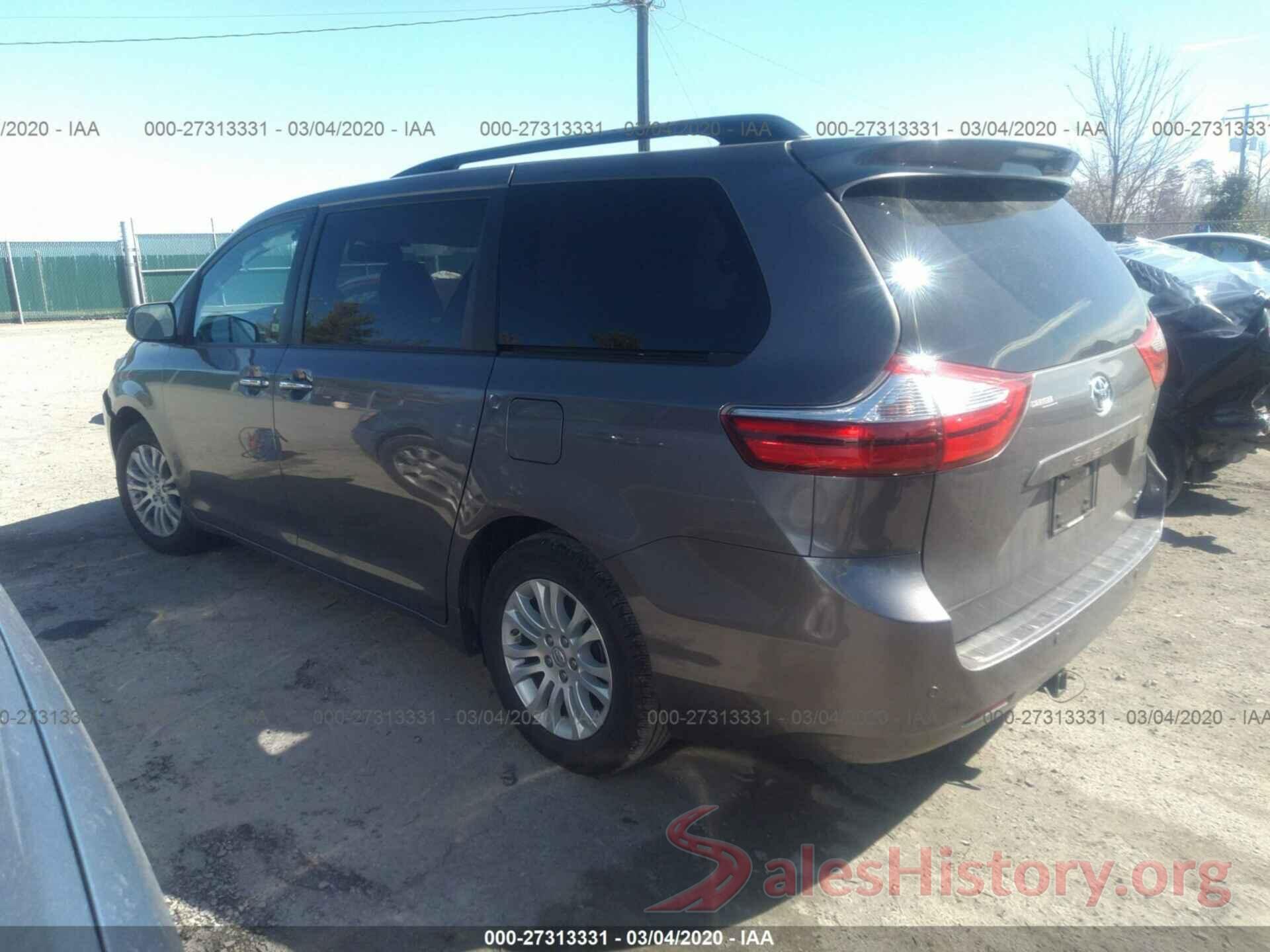 5TDYZ3DC4HS877209 2017 TOYOTA SIENNA