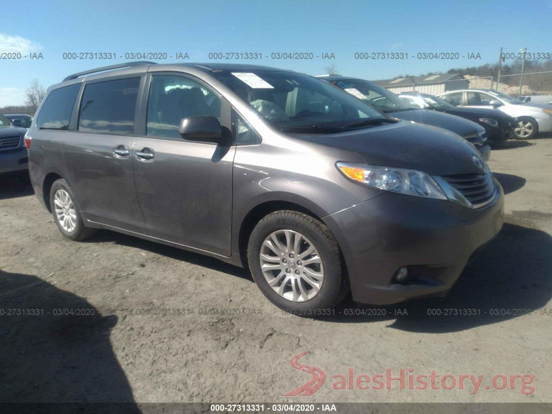 5TDYZ3DC4HS877209 2017 TOYOTA SIENNA