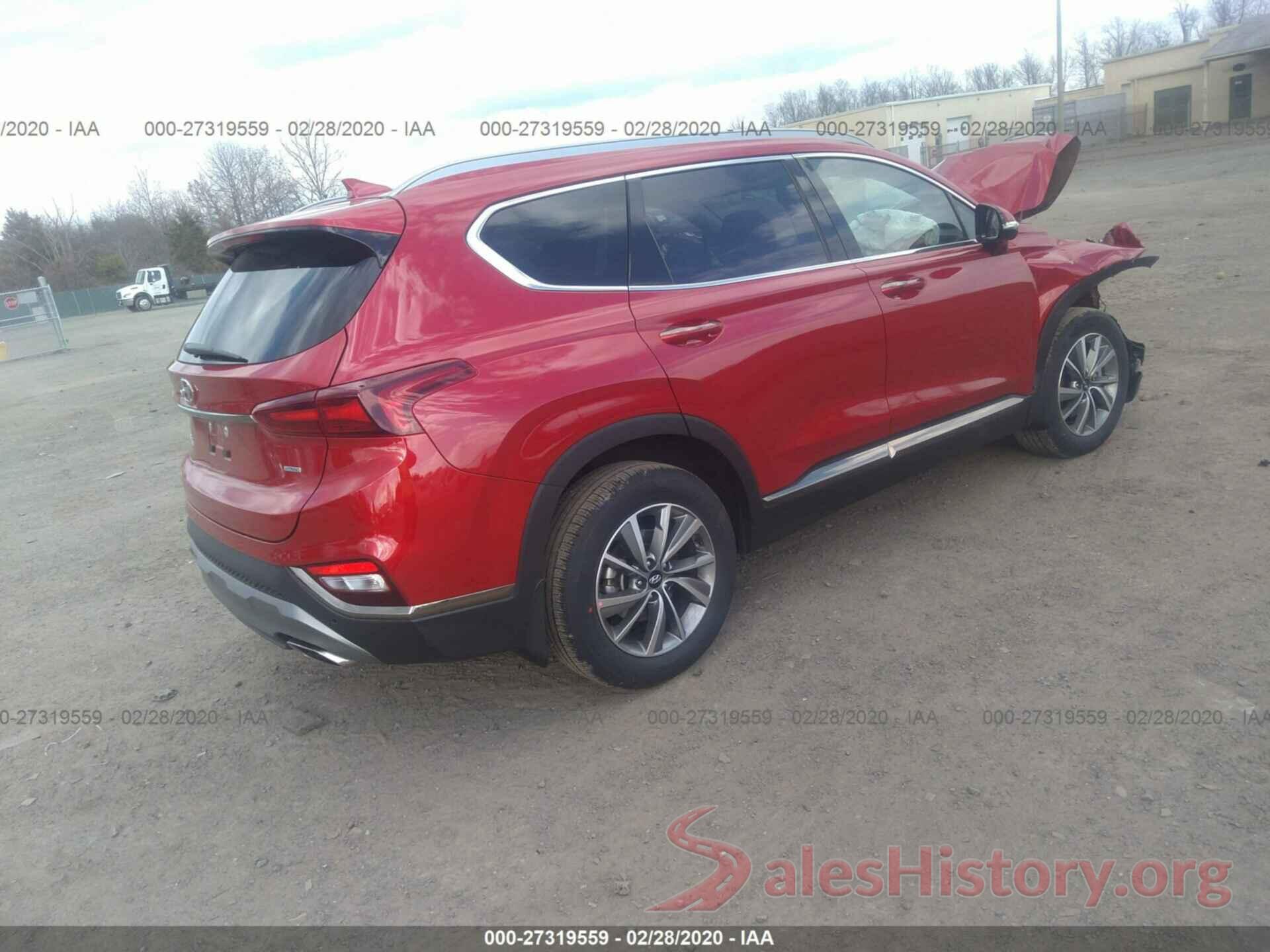 5NMS5CAD4LH184893 2020 HYUNDAI SANTA FE