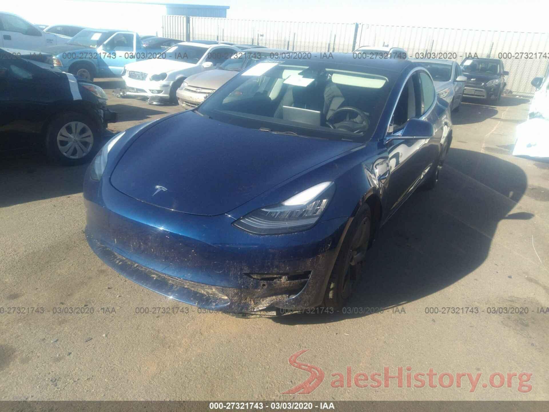 5YJ3E1EA3JF043157 2018 TESLA MODEL 3