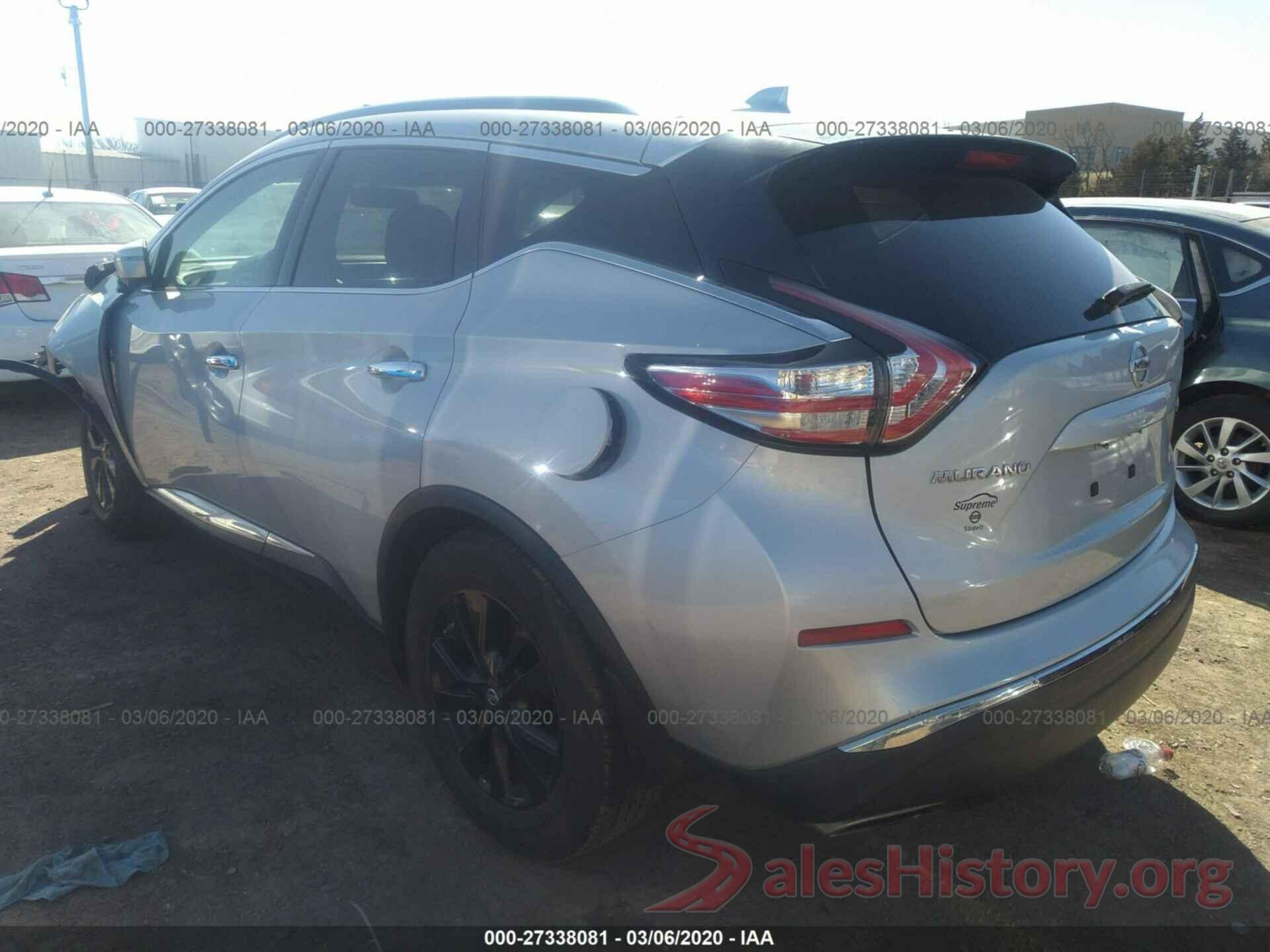 5N1AZ2MG3HN186267 2017 NISSAN MURANO