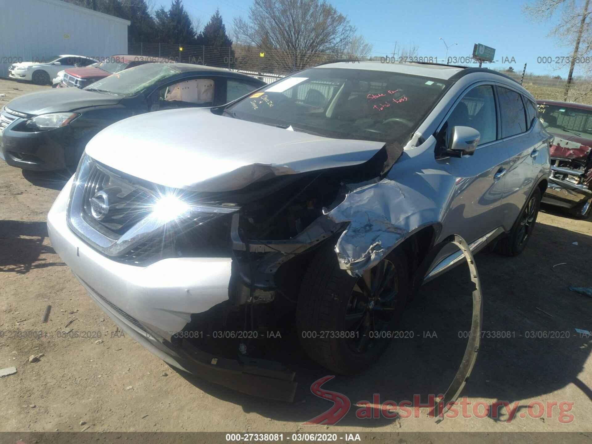 5N1AZ2MG3HN186267 2017 NISSAN MURANO