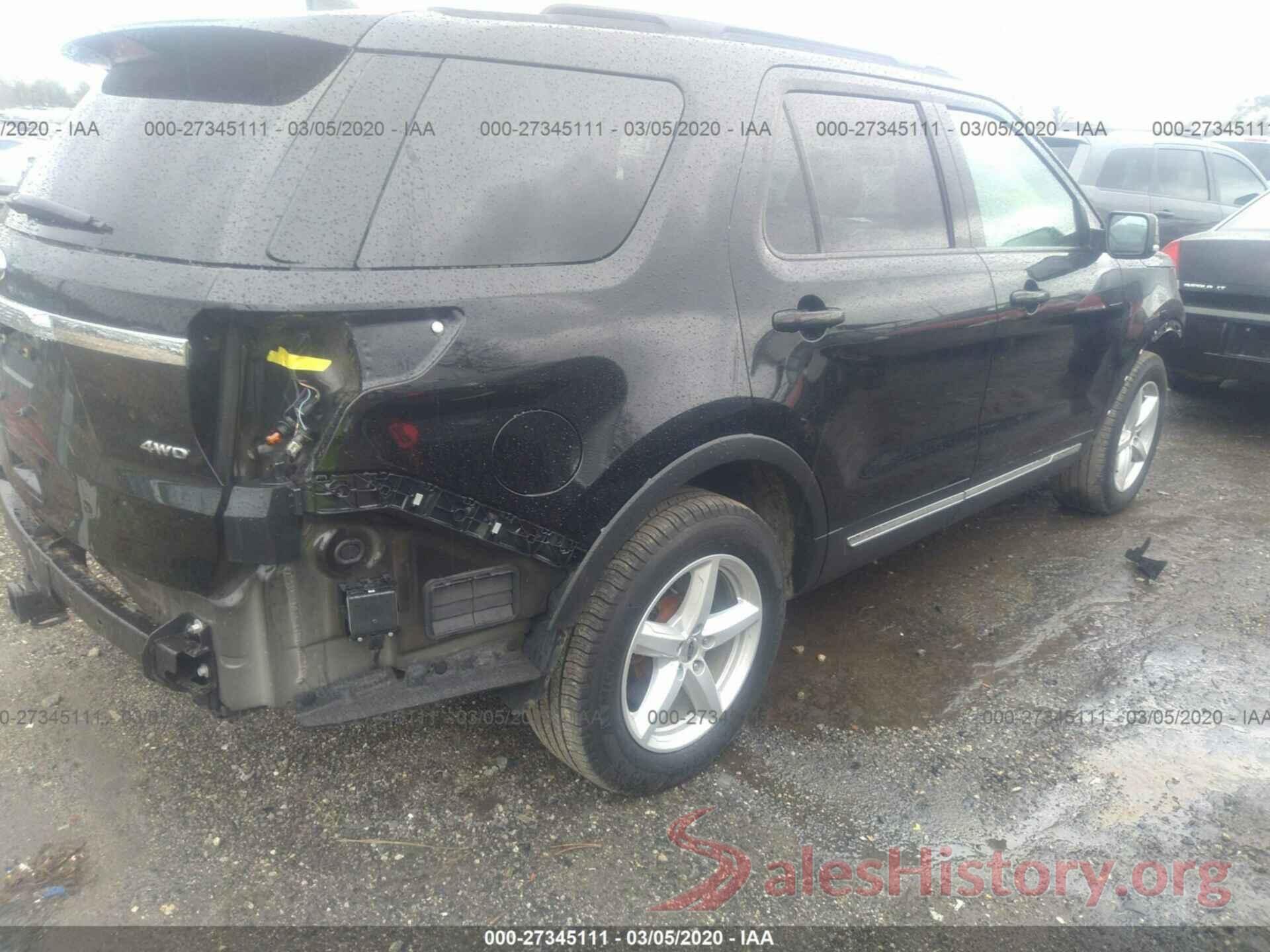 1FM5K8D83HGD34200 2017 FORD EXPLORER