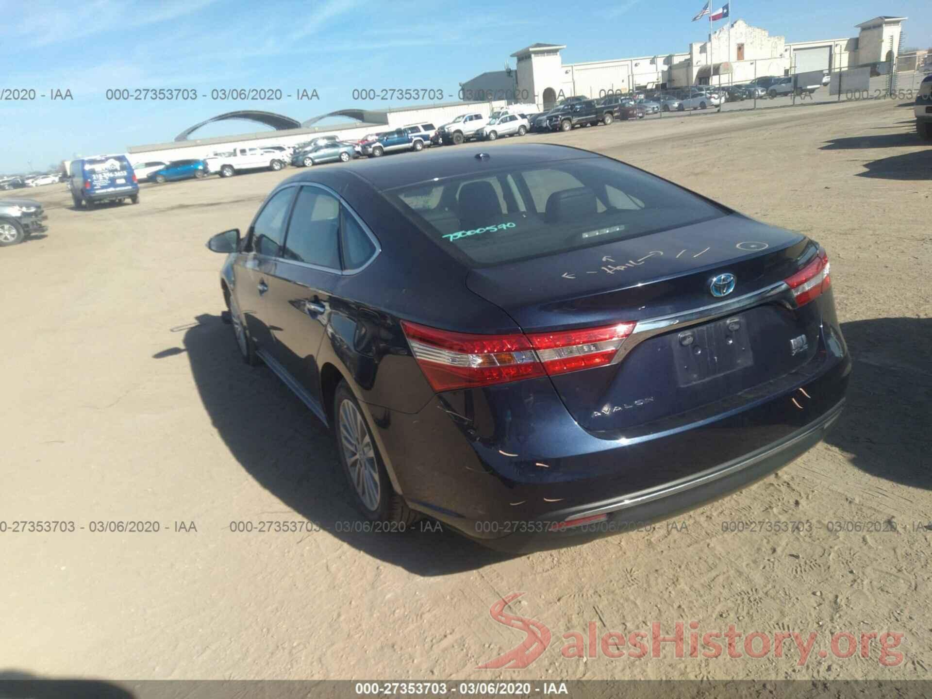 4T1BD1EB6FU040478 2015 TOYOTA AVALON