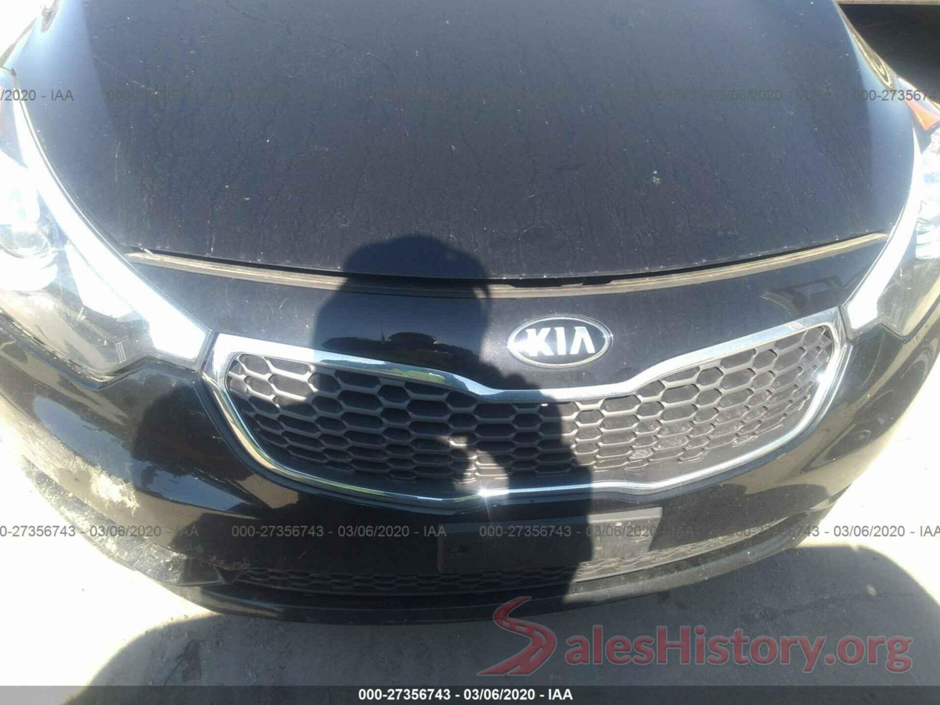 KNAFK4A68G5616957 2016 KIA FORTE