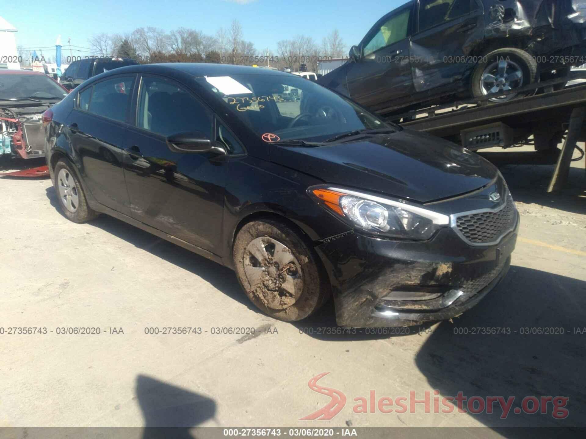 KNAFK4A68G5616957 2016 KIA FORTE