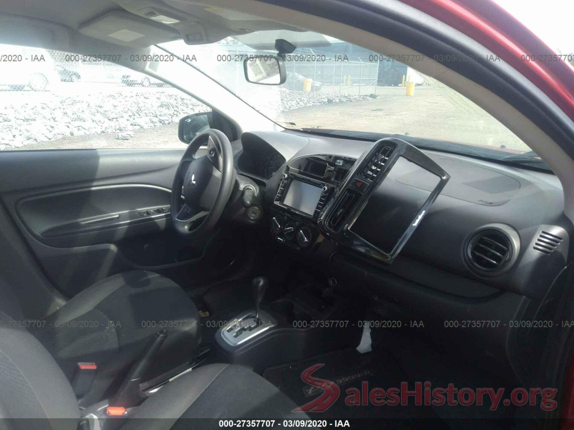 ML32F3FJ9KHF10592 2019 MITSUBISHI MIRAGE