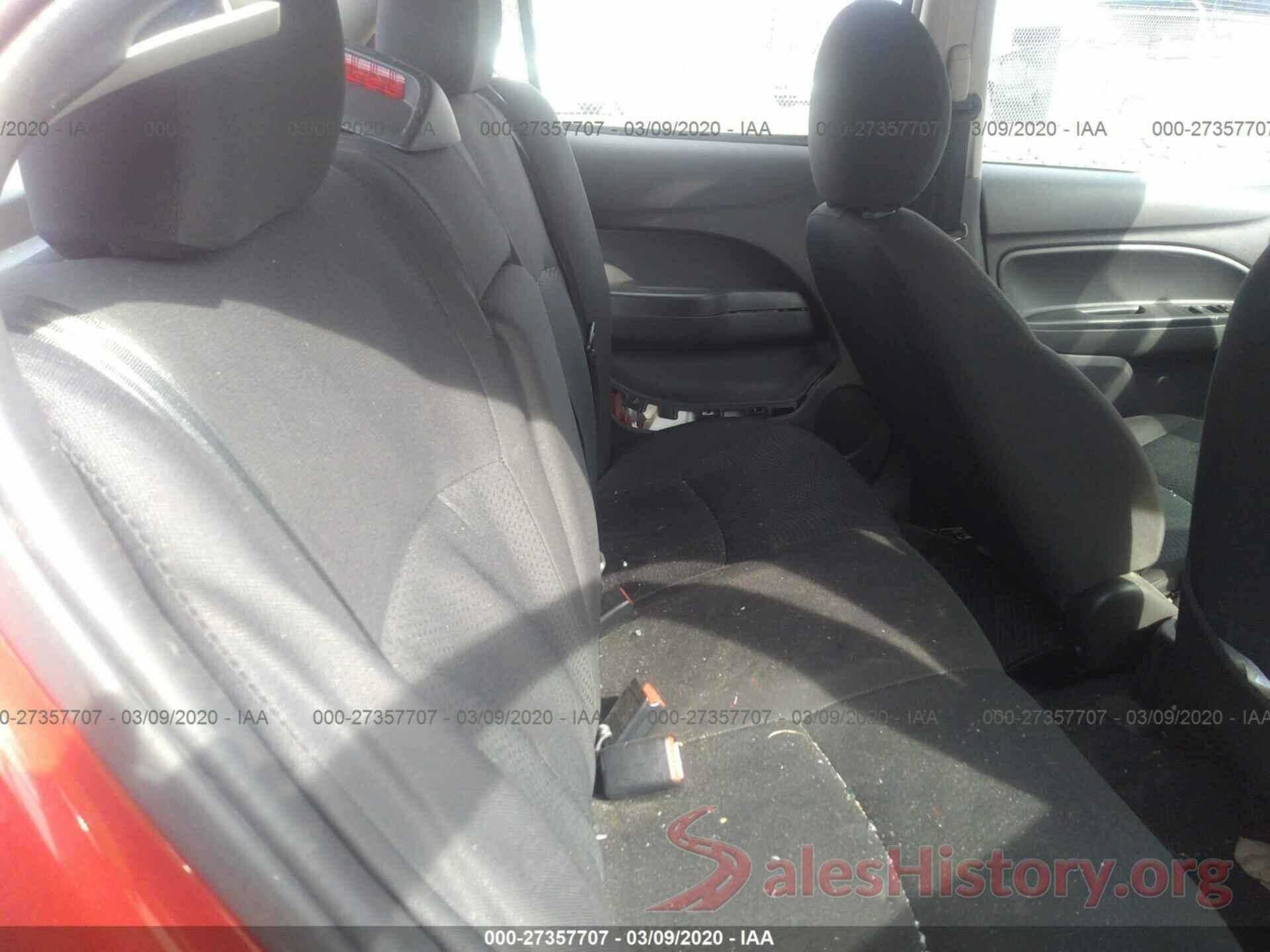 ML32F3FJ9KHF10592 2019 MITSUBISHI MIRAGE