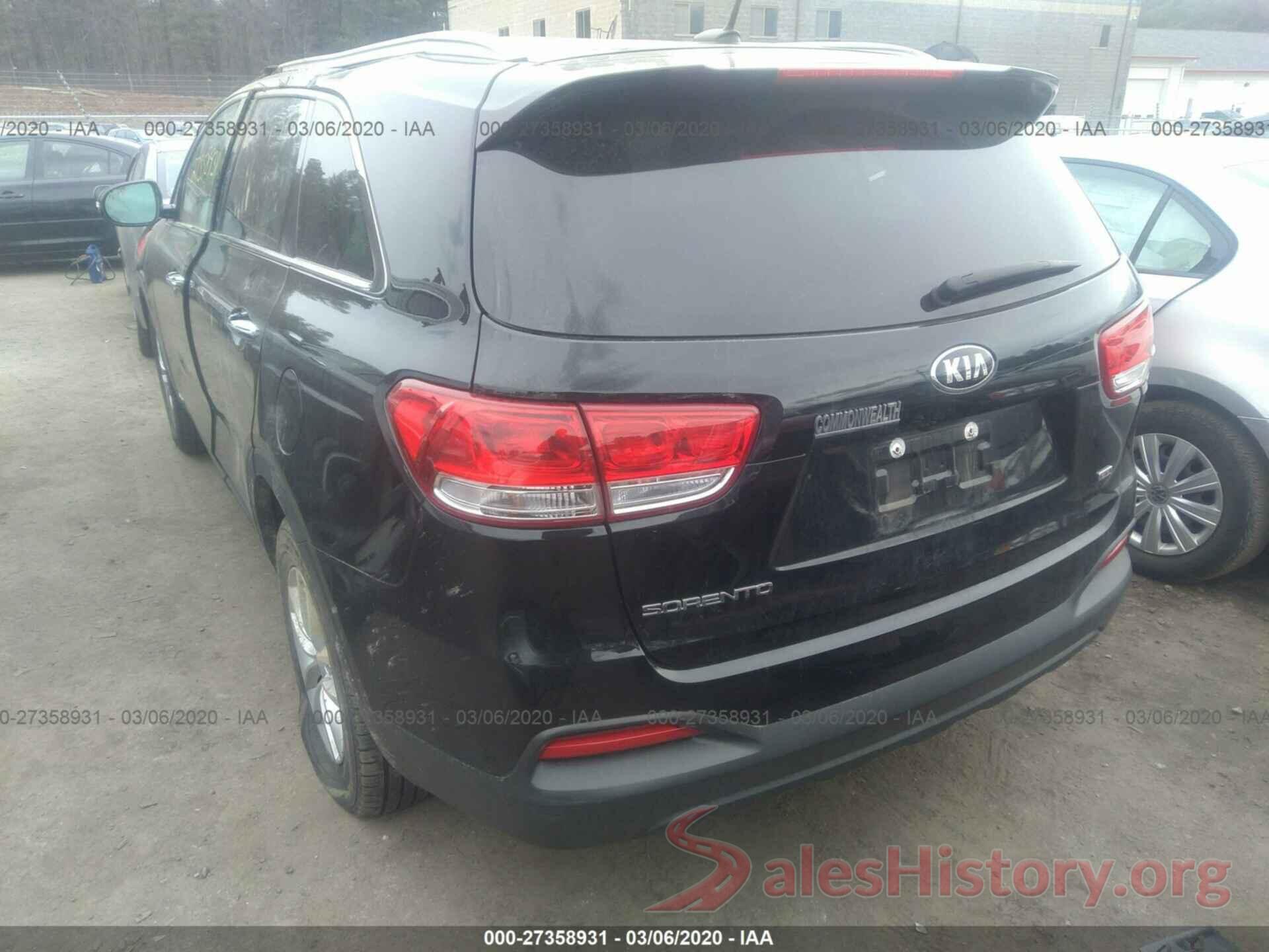 5XYPGDA36HG337644 2017 KIA SORENTO