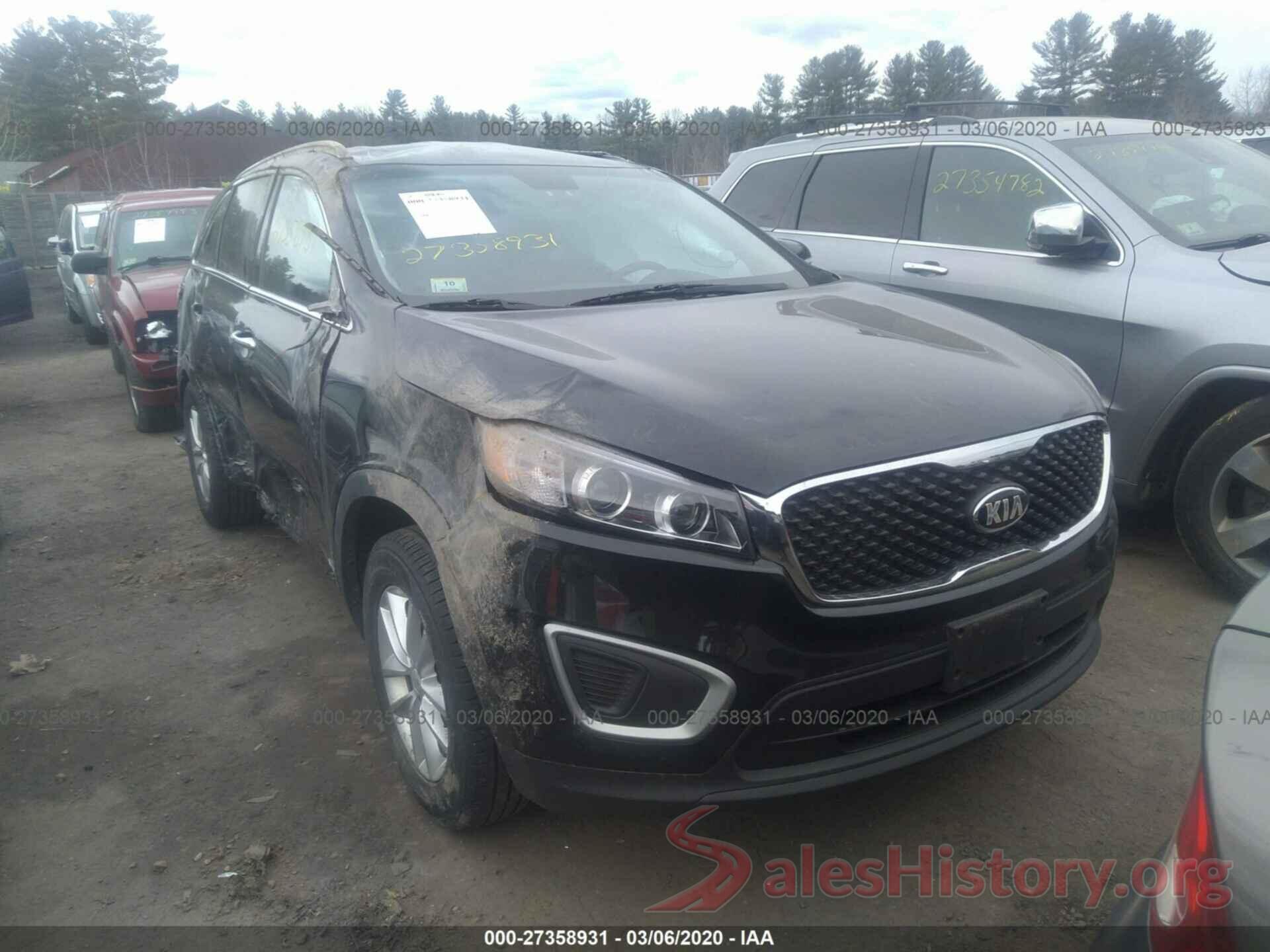 5XYPGDA36HG337644 2017 KIA SORENTO