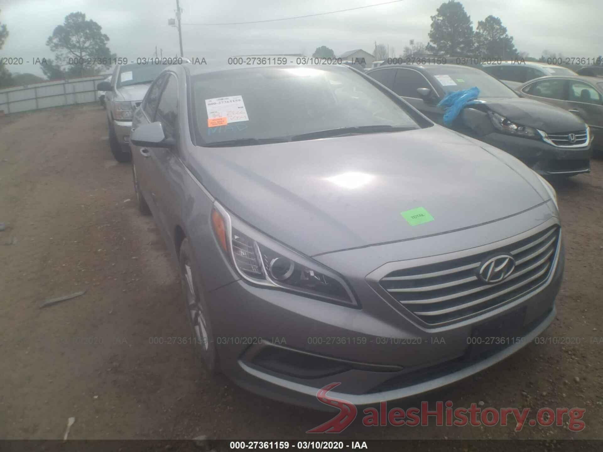 5NPE24AF4GH308781 2016 HYUNDAI SONATA