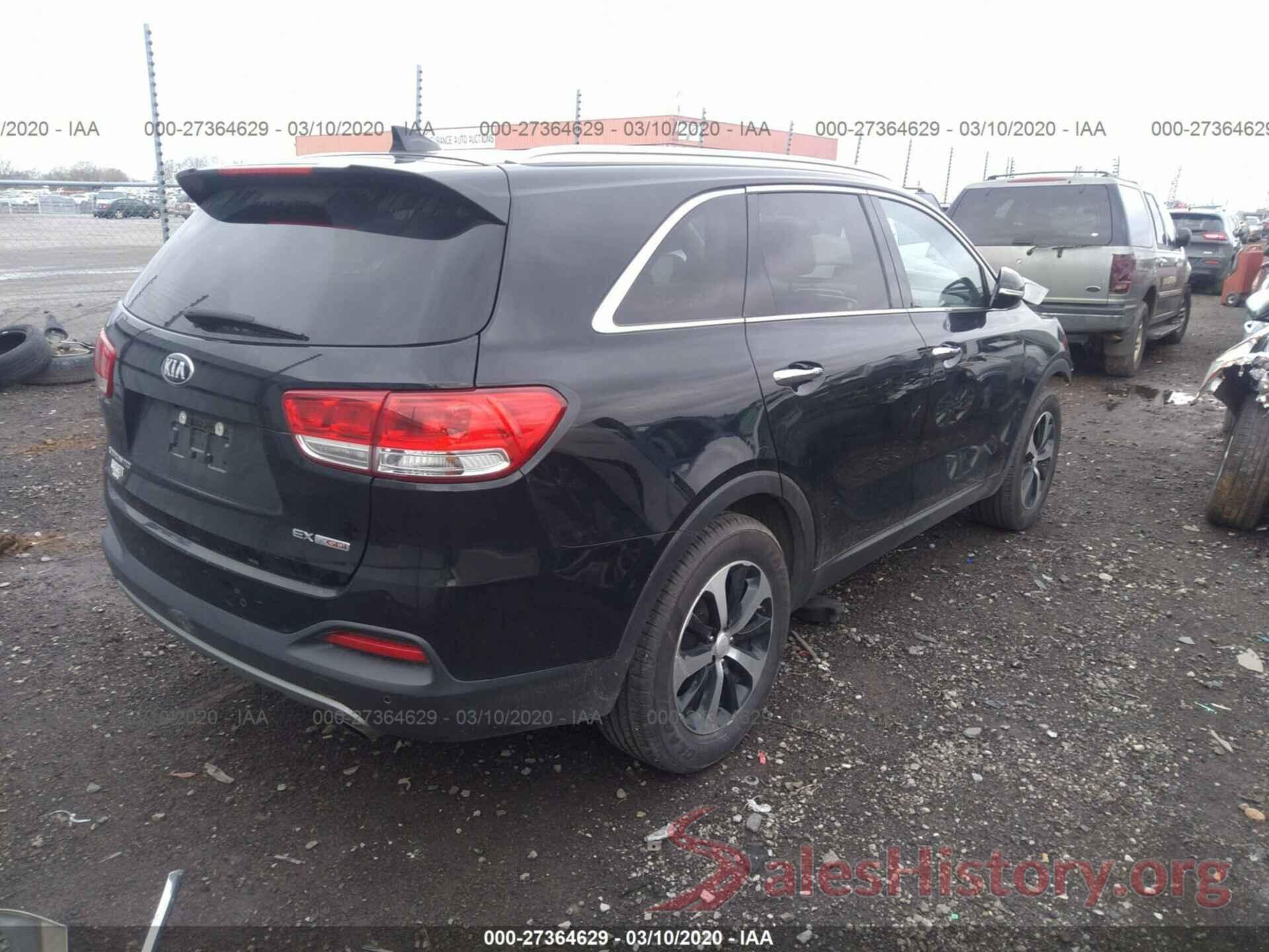 5XYPH4A14HG250580 2017 KIA SORENTO