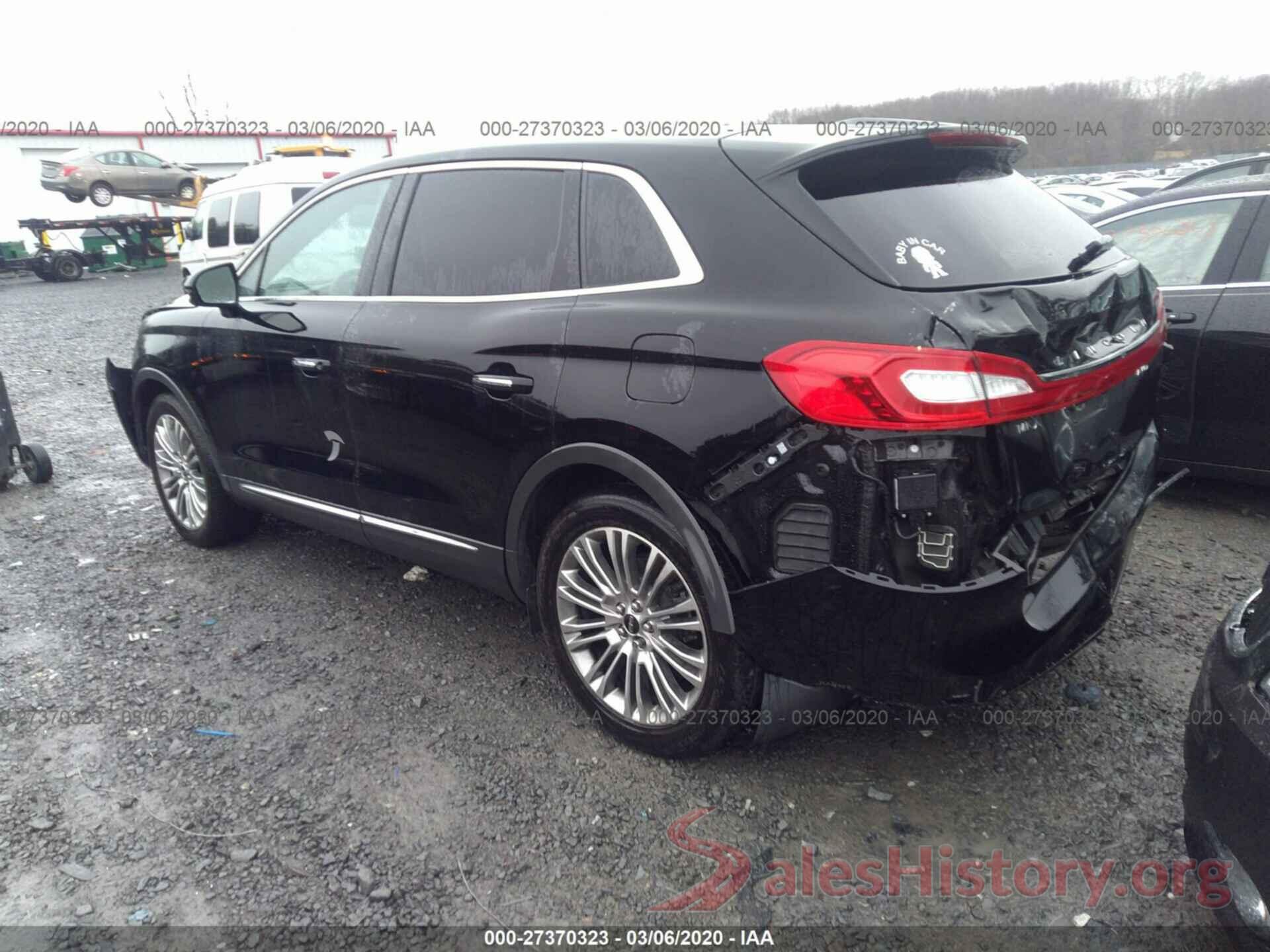 2LMPJ8LR3JBL42255 2018 LINCOLN MKX