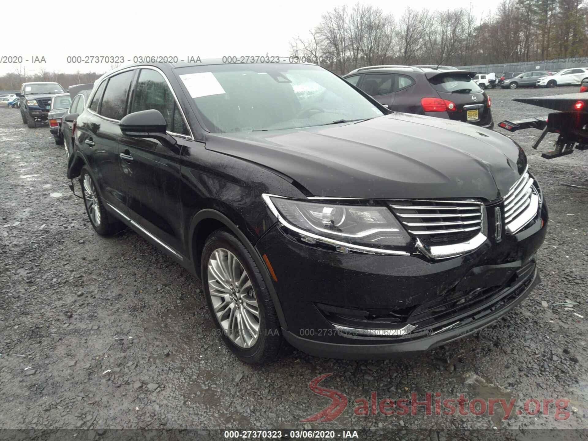 2LMPJ8LR3JBL42255 2018 LINCOLN MKX