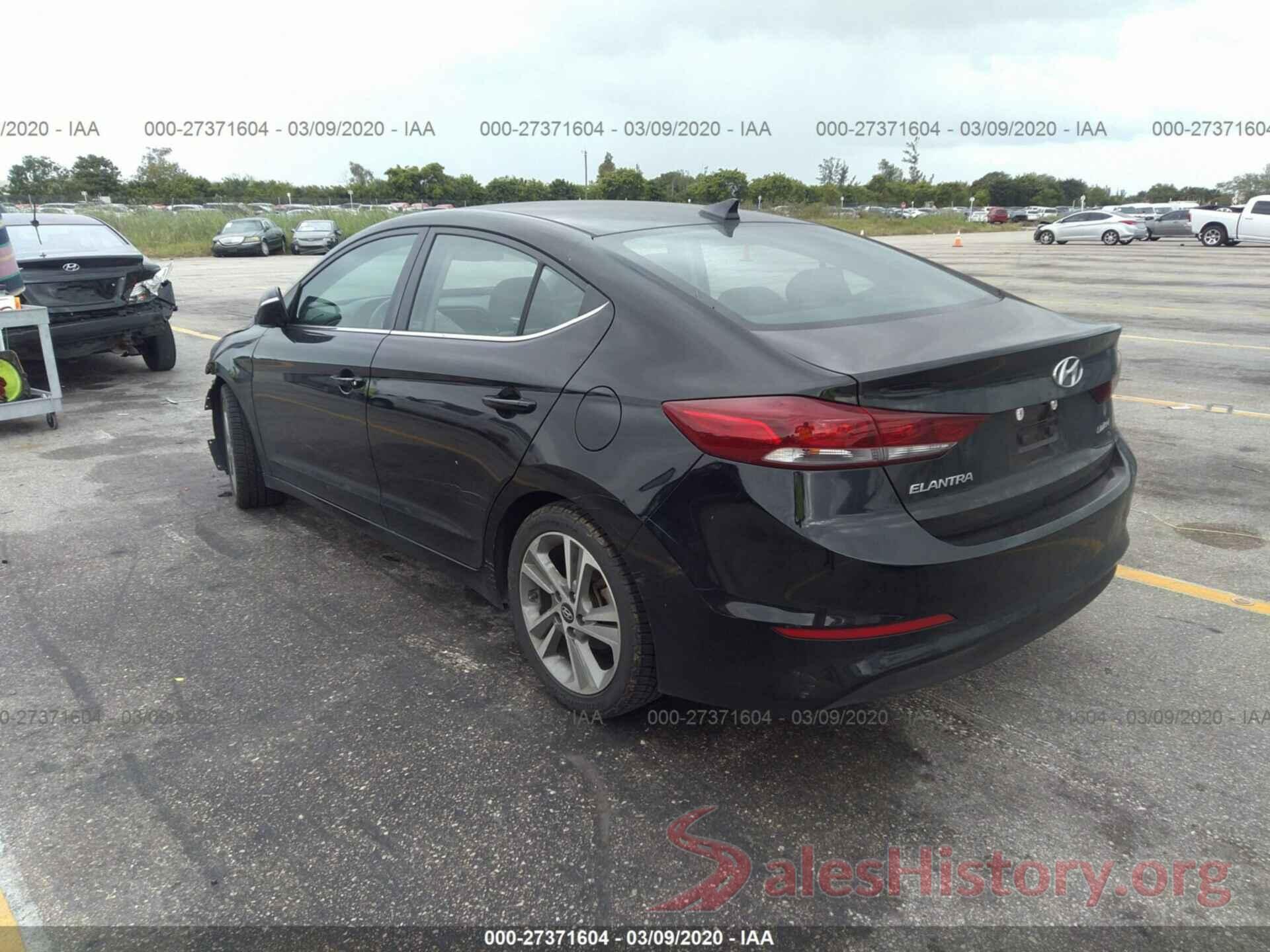 KMHD84LFXJU505390 2018 HYUNDAI ELANTRA