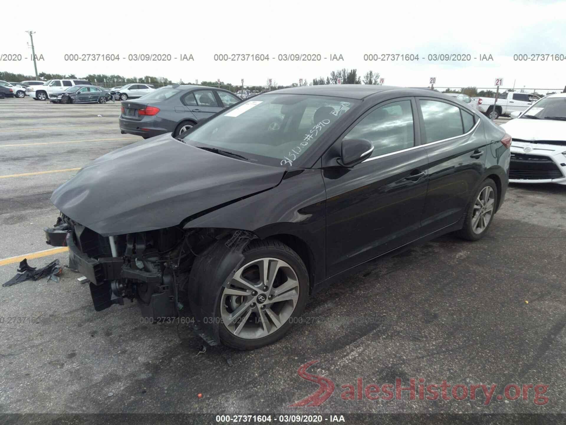 KMHD84LFXJU505390 2018 HYUNDAI ELANTRA