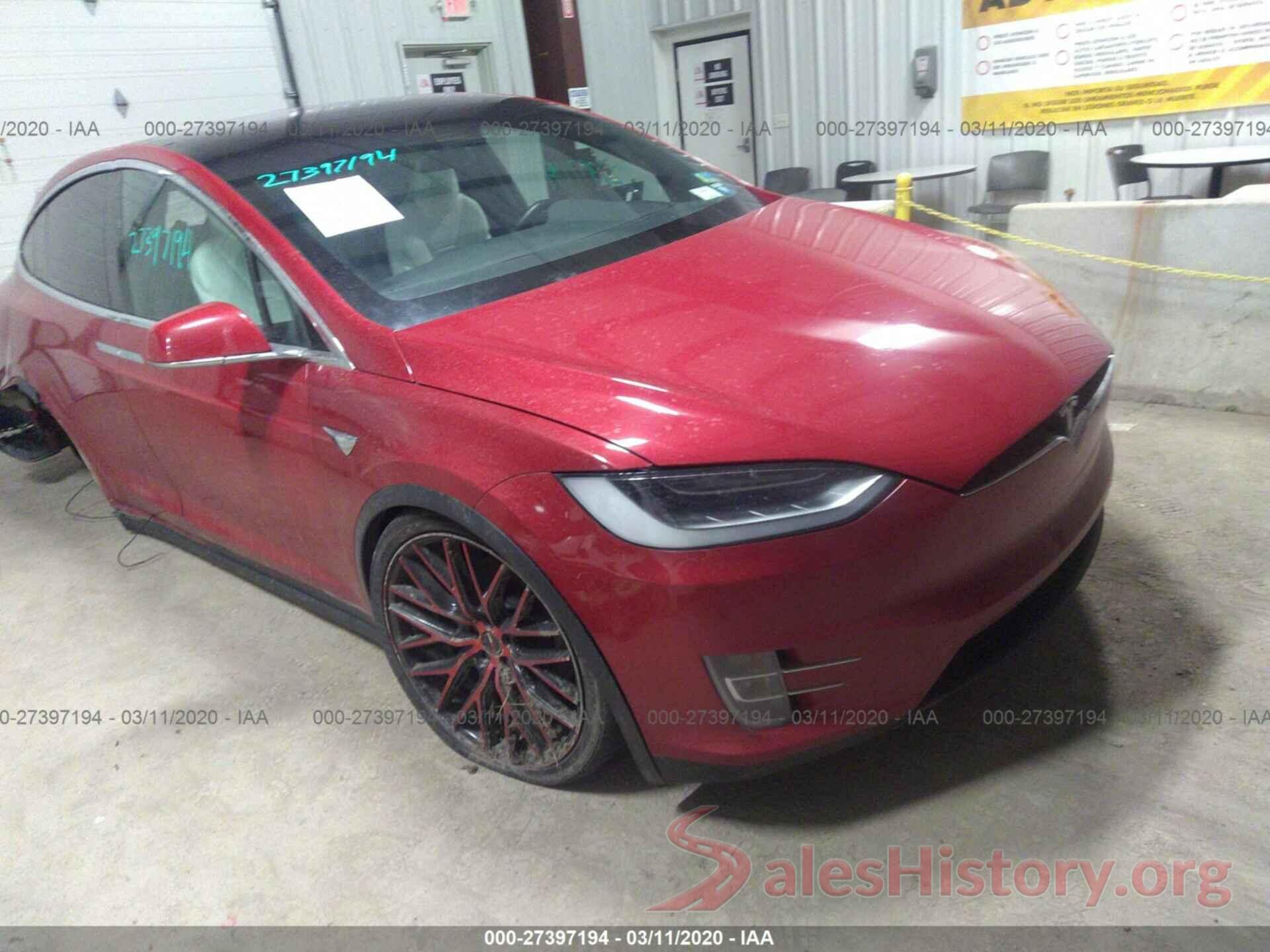 5YJXCAE21HF064809 2017 TESLA MODEL X