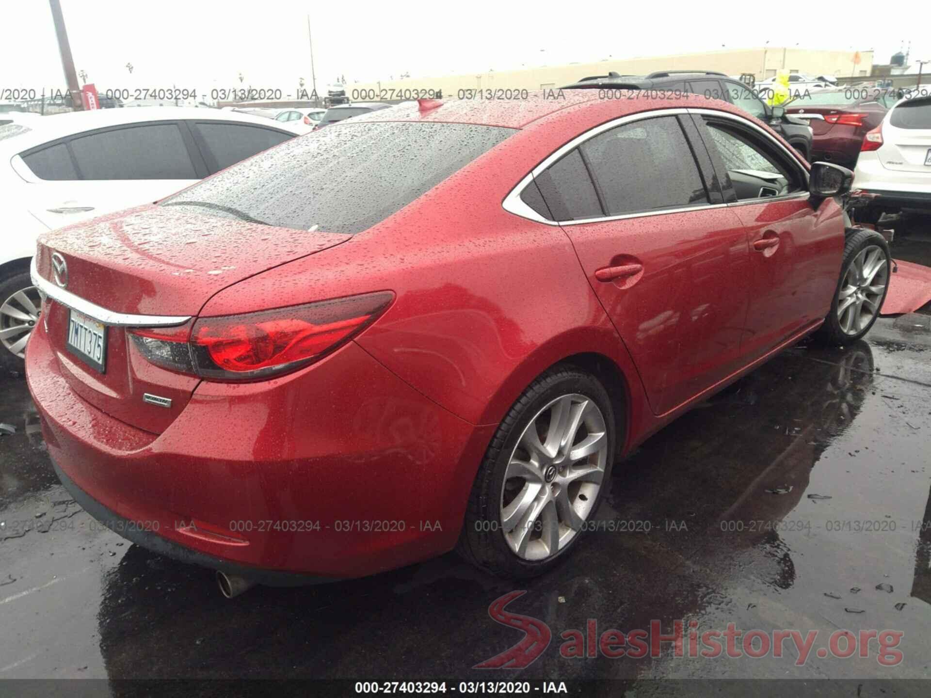 JM1GJ1V50F1211238 2015 MAZDA 6