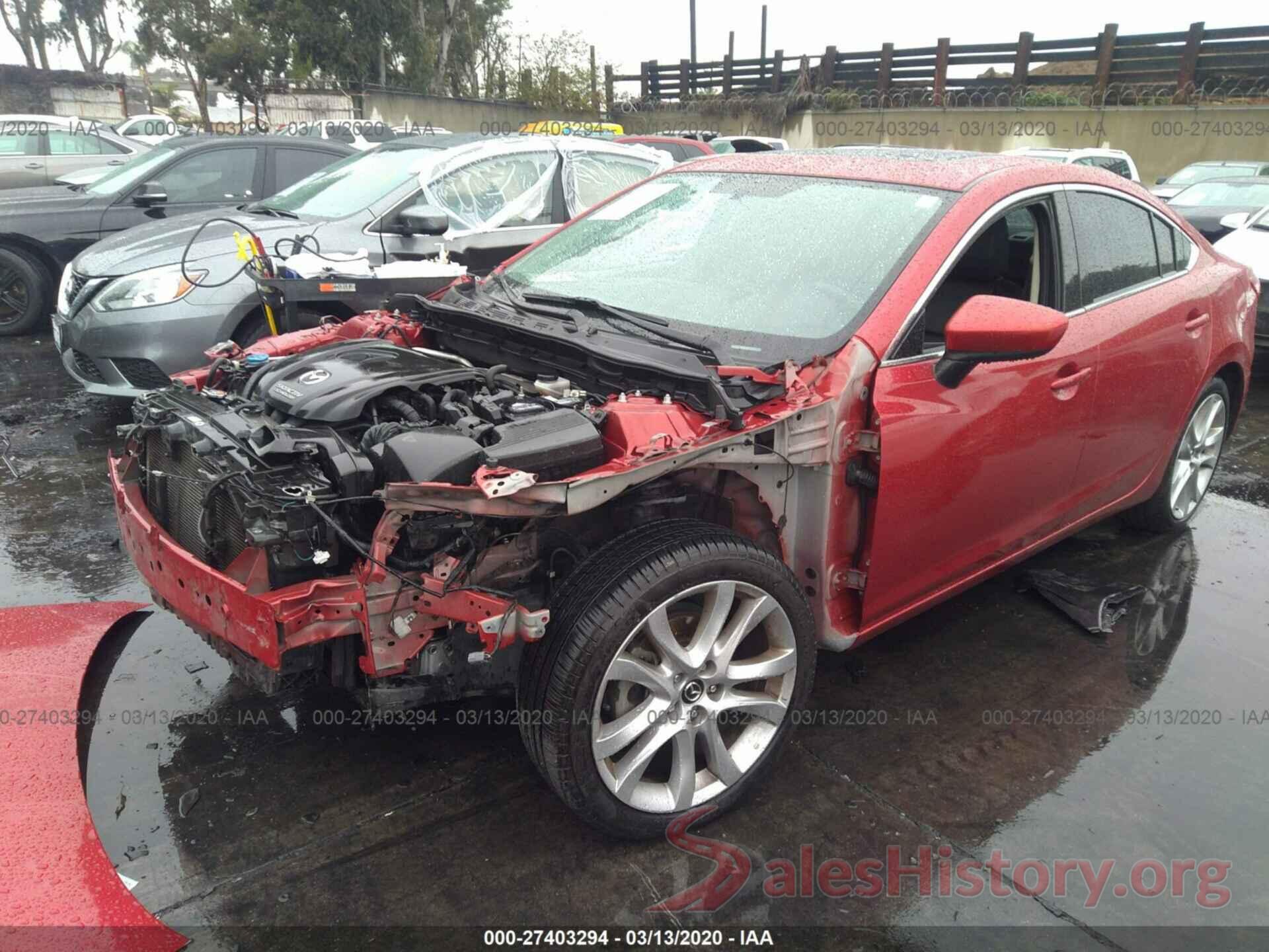 JM1GJ1V50F1211238 2015 MAZDA 6