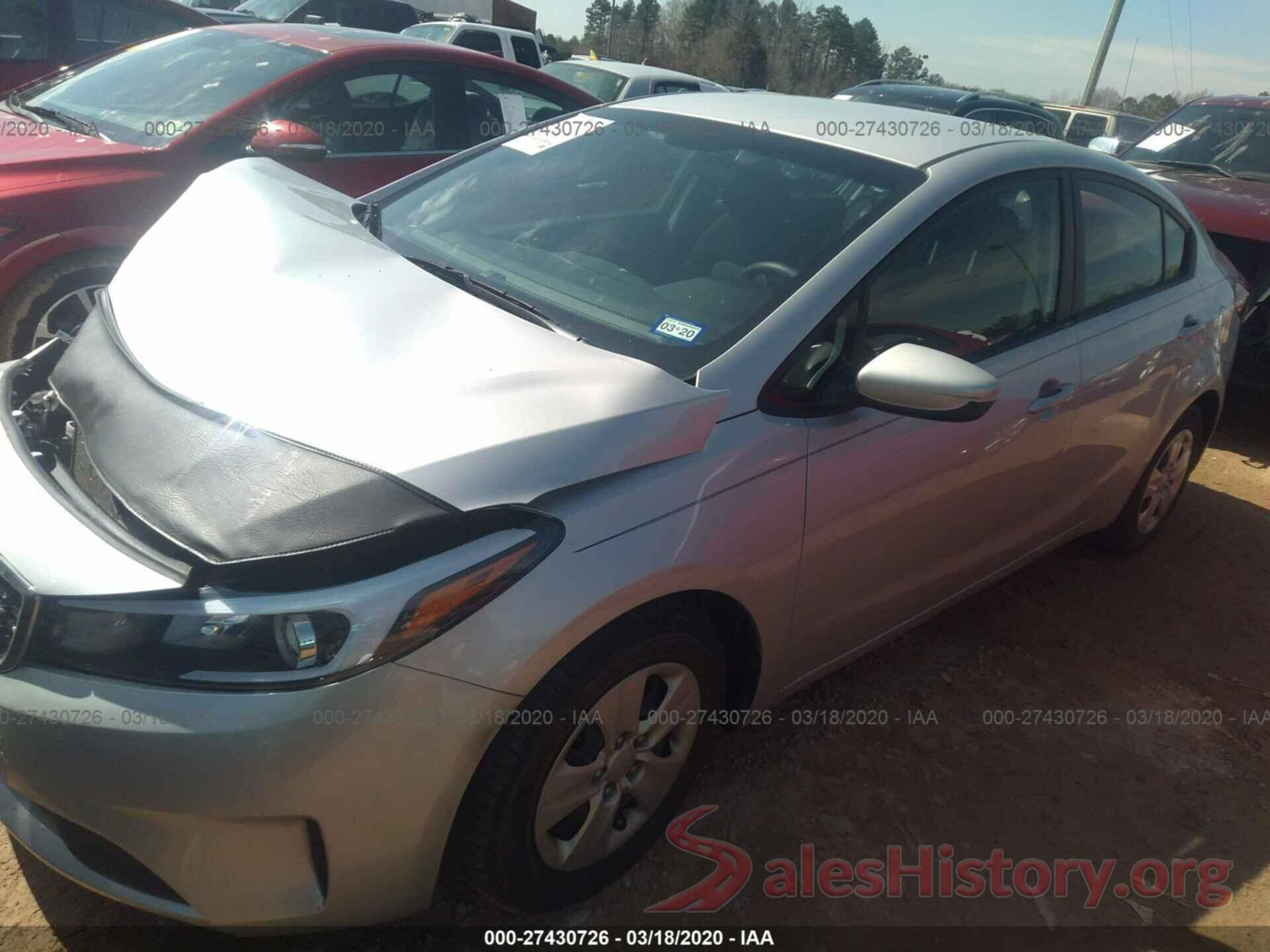 3KPFK4A79JE168865 2018 KIA Forte