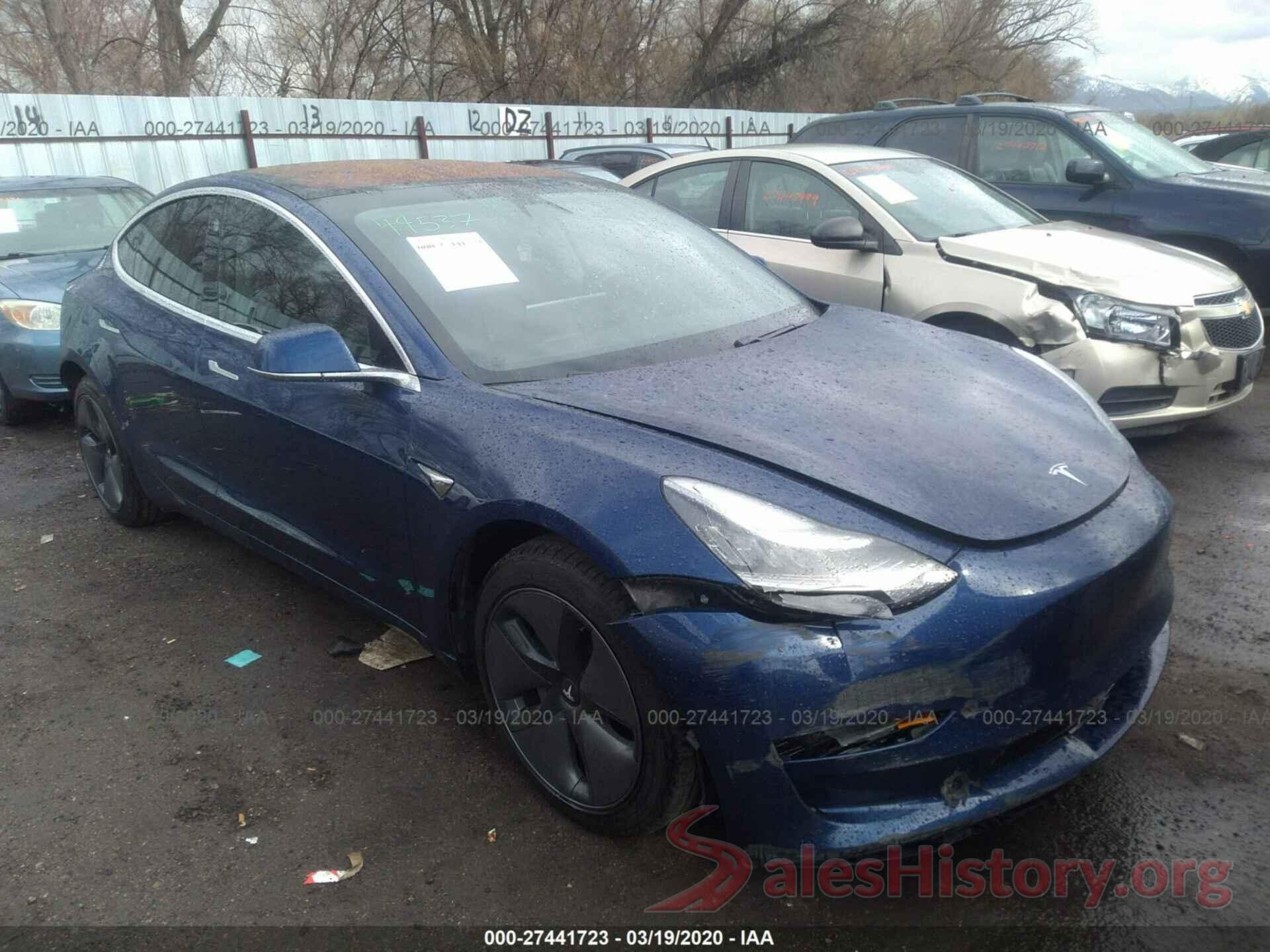 5YJ3E1EA1JF160705 2018 TESLA MODEL 3