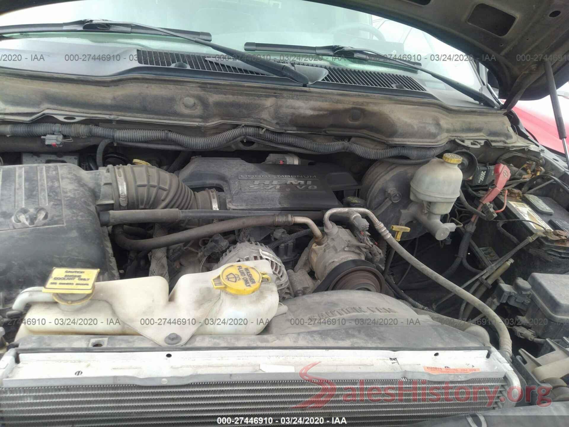 1FM5K8DH6GGC80695 2005 DODGE RAM 1500