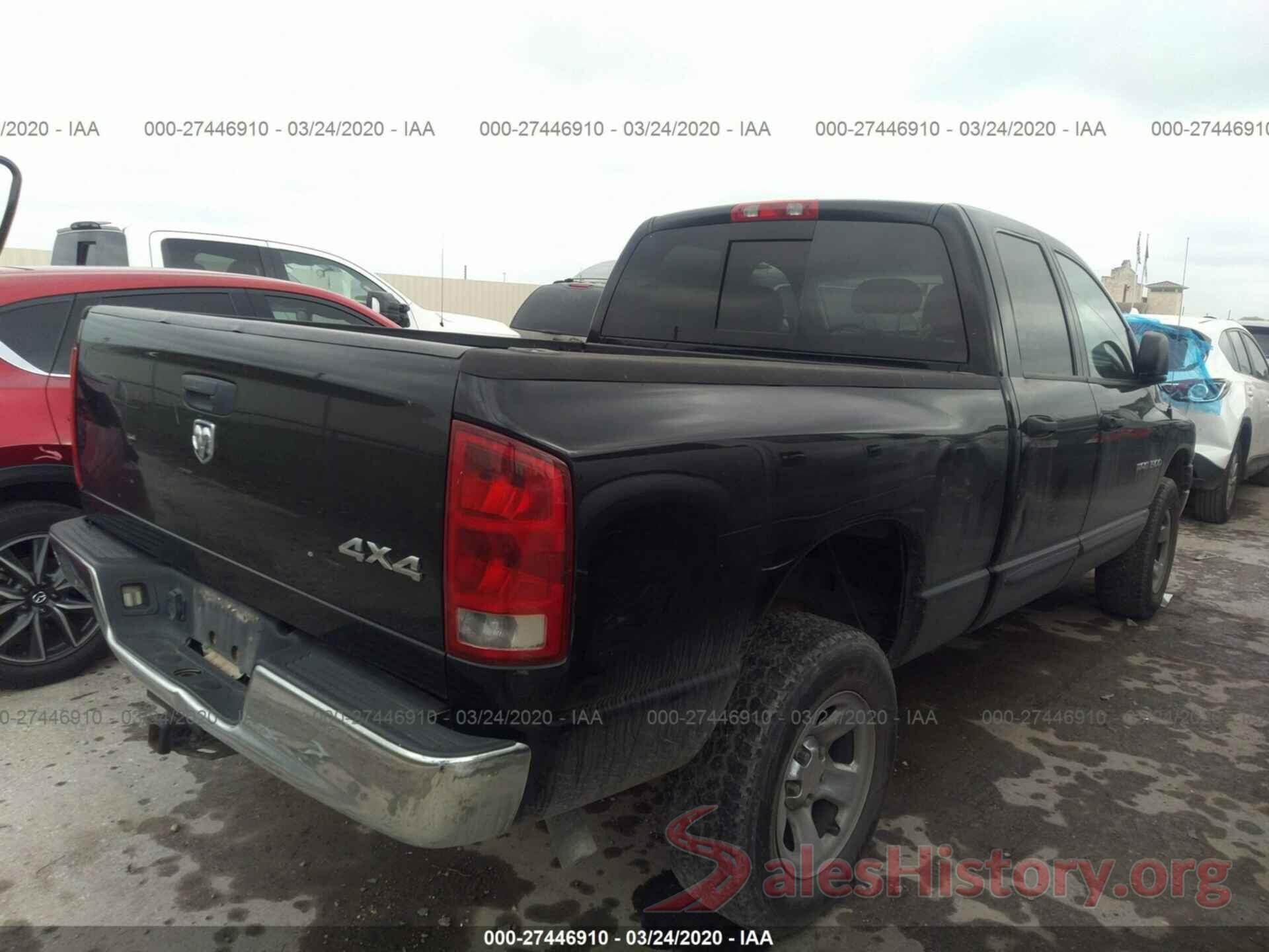 1FM5K8DH6GGC80695 2005 DODGE RAM 1500