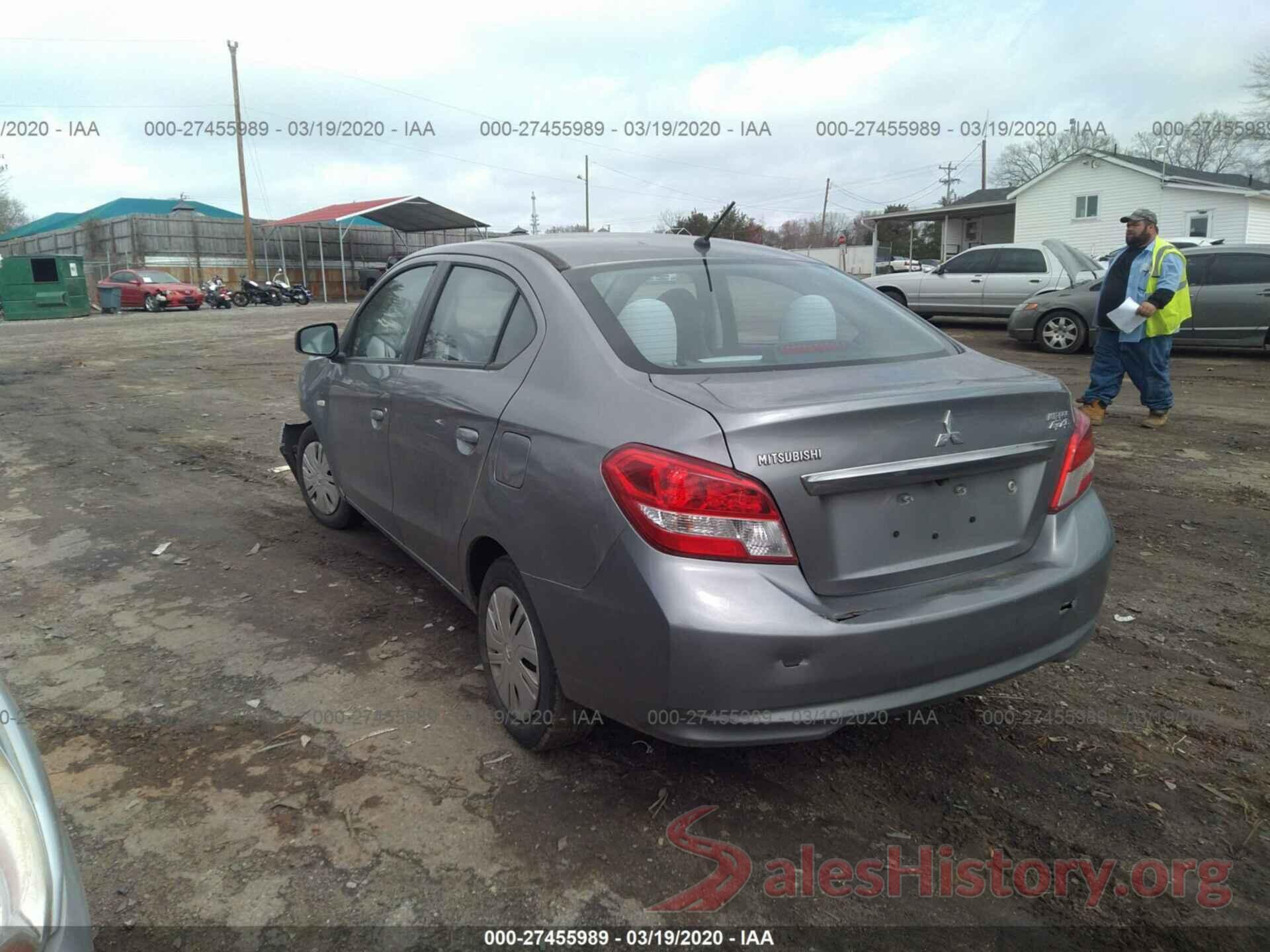 ML32F3FJ3HHF09334 2017 Mitsubishi Mirage