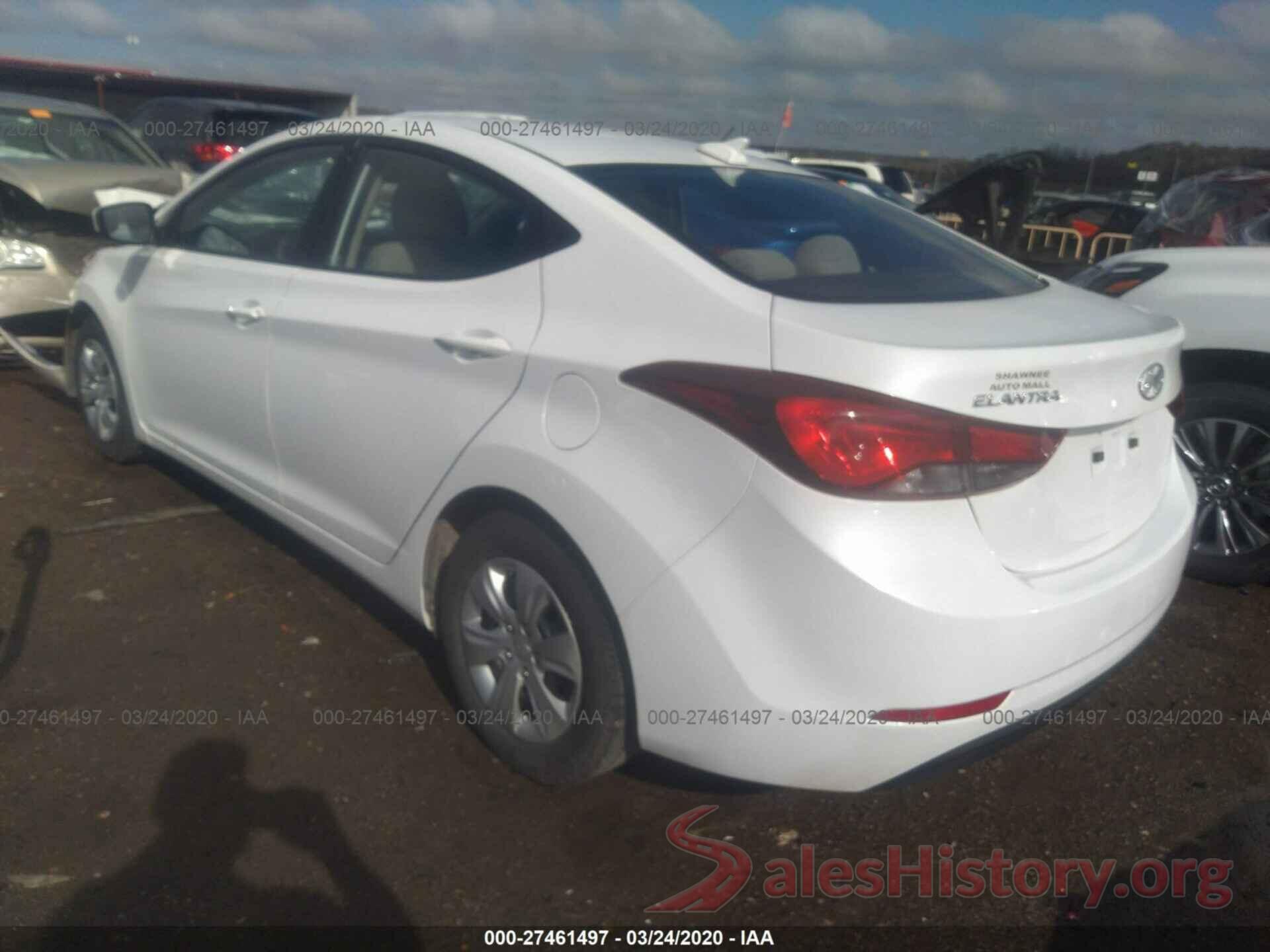 5NPDH4AE2GH769589 2016 Hyundai Elantra