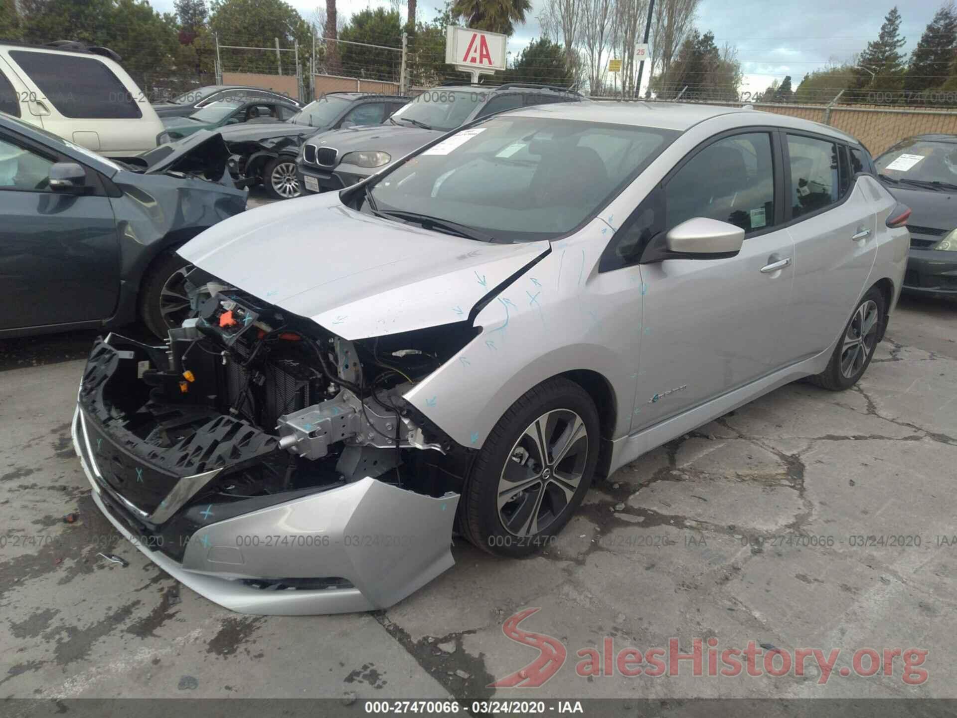 1N4AZ1CP1KC321884 2019 NISSAN LEAF