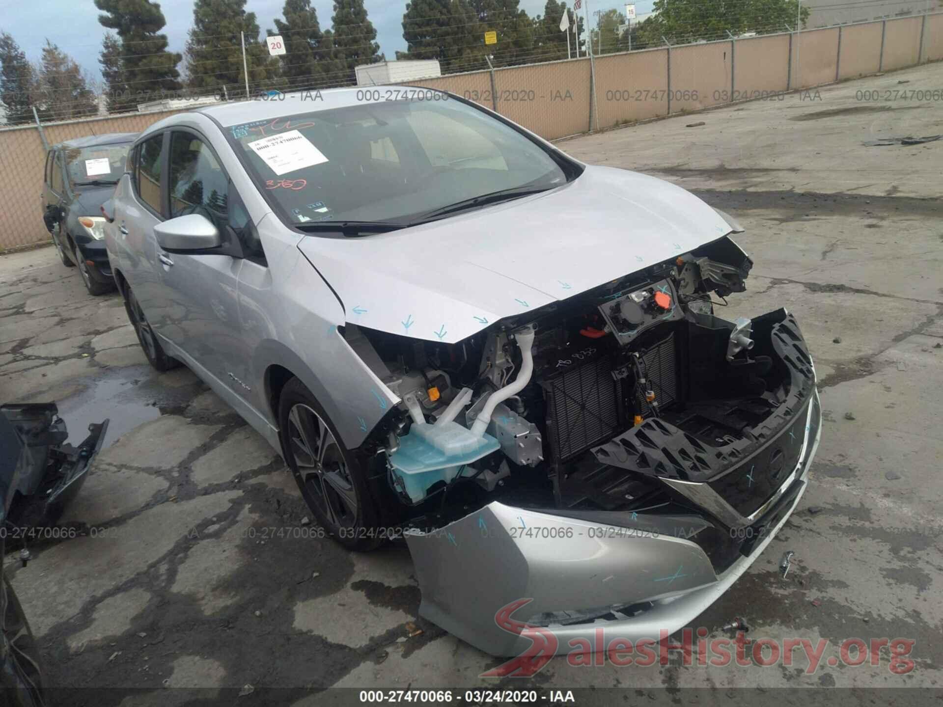 1N4AZ1CP1KC321884 2019 NISSAN LEAF